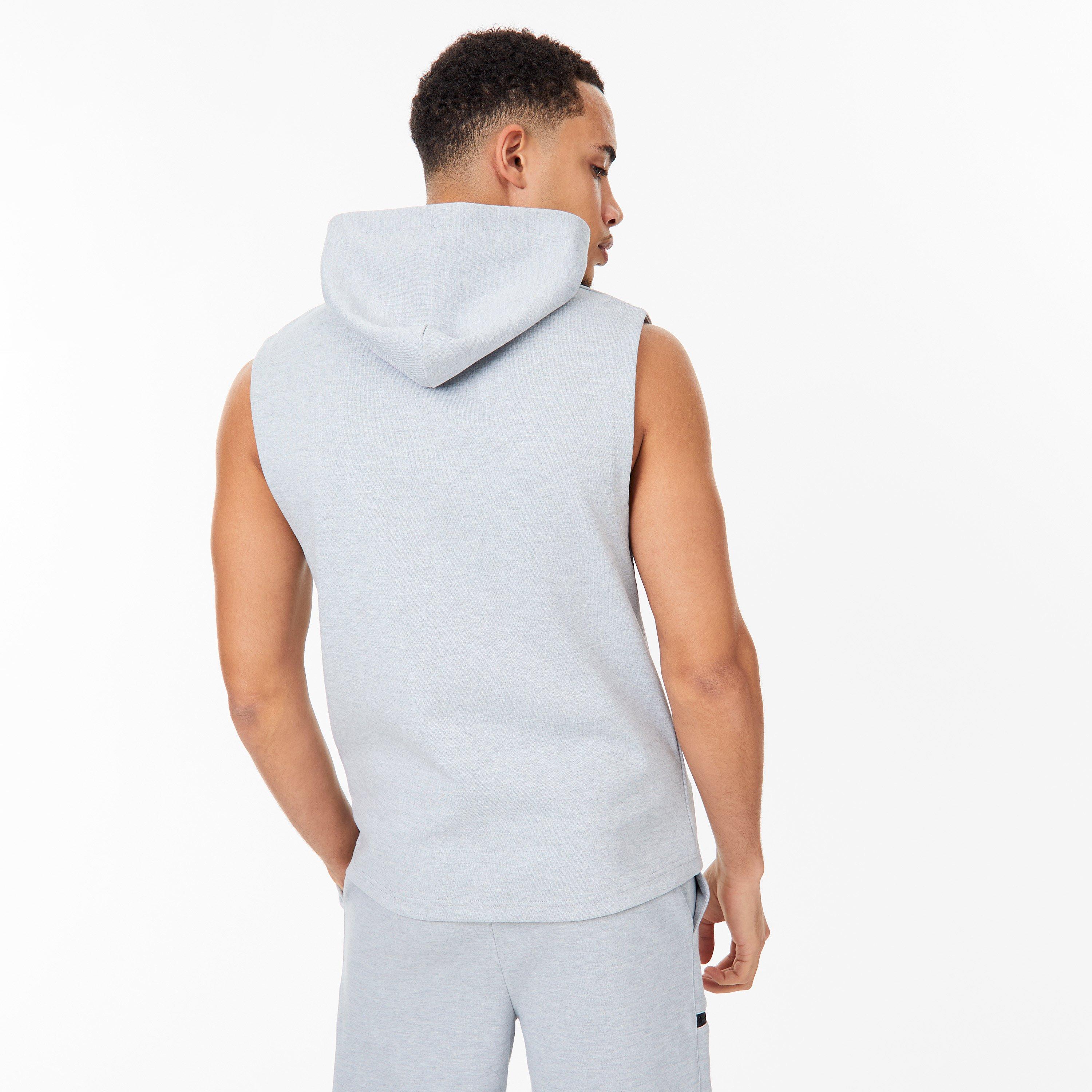 Grey Marl - Everlast - Elevate Sleeveless Hoodie - 2