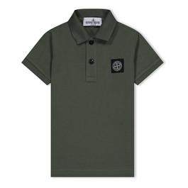 Stone Island Junior Patch Logo Polo