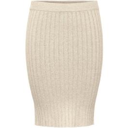 Pieces Rib-Knit Skirt