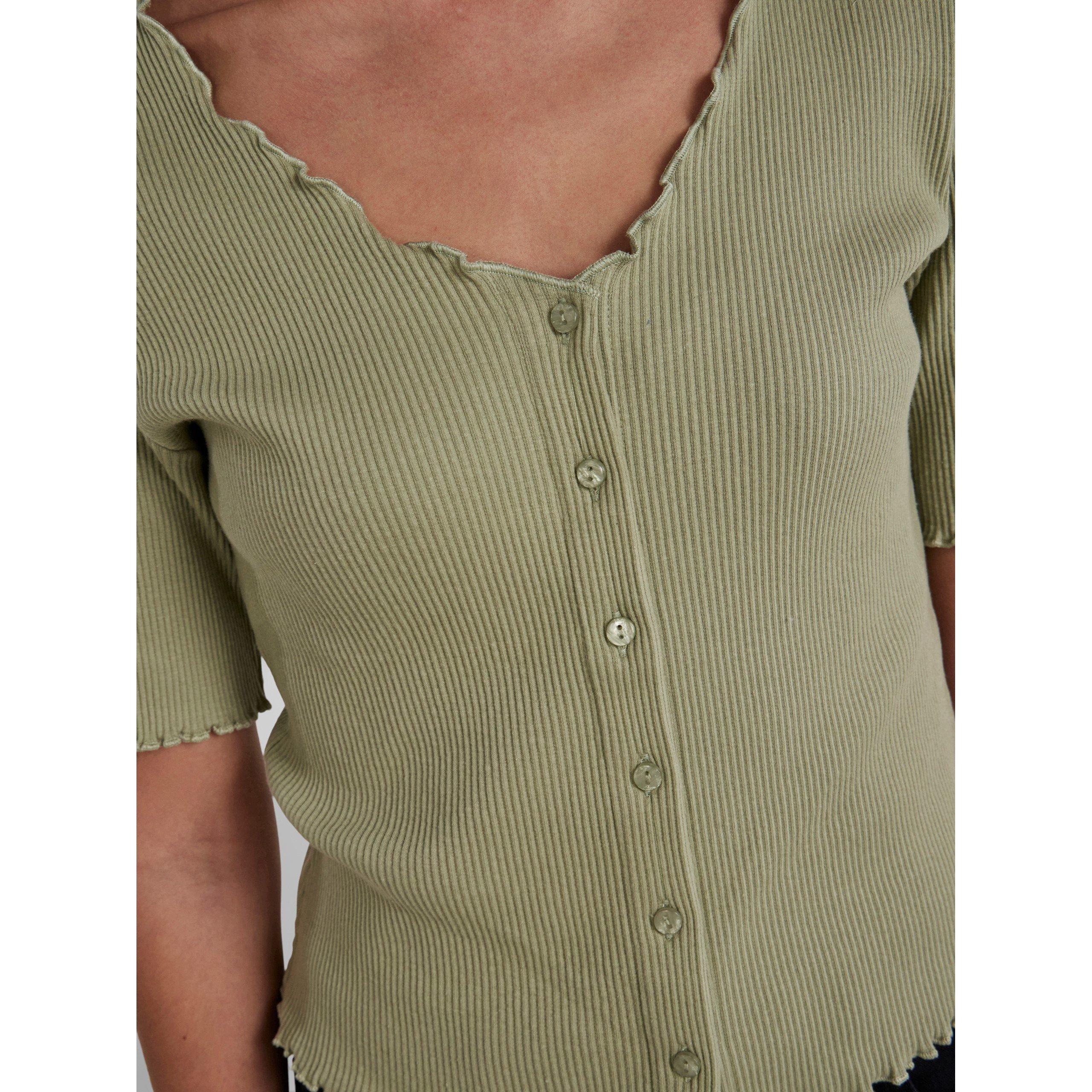 Tè - Pieces - Women's Short-Sleeve Blouse - 4