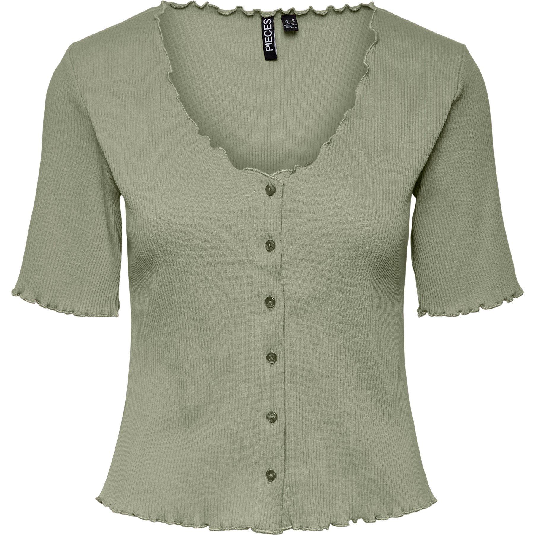 Tè - Pieces - Women's Short-Sleeve Blouse - 5