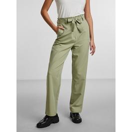 Pieces High Waisted Straight Trousers