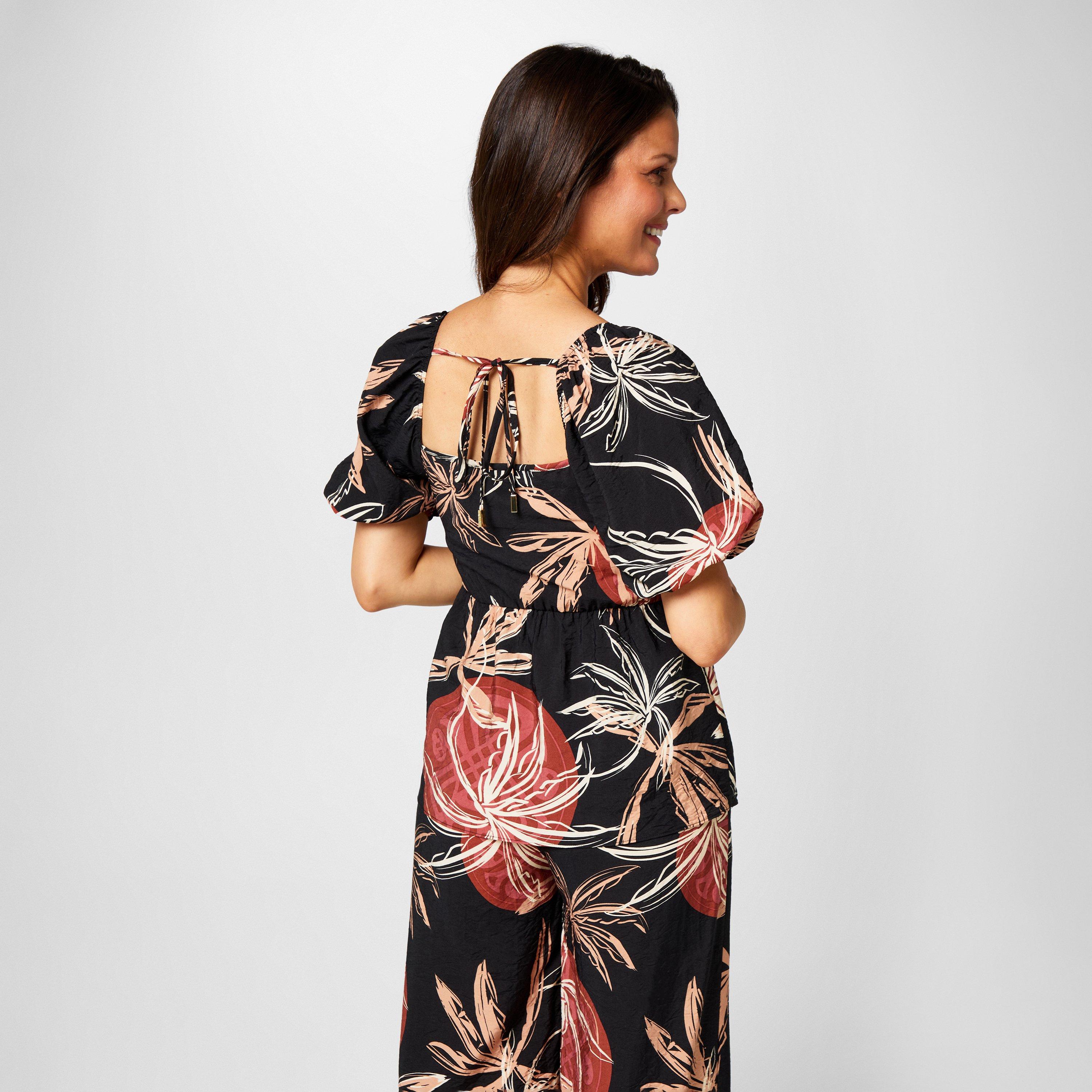 Sonnenuntergangsdruck - Biba - Biba Square Neck Top - 2