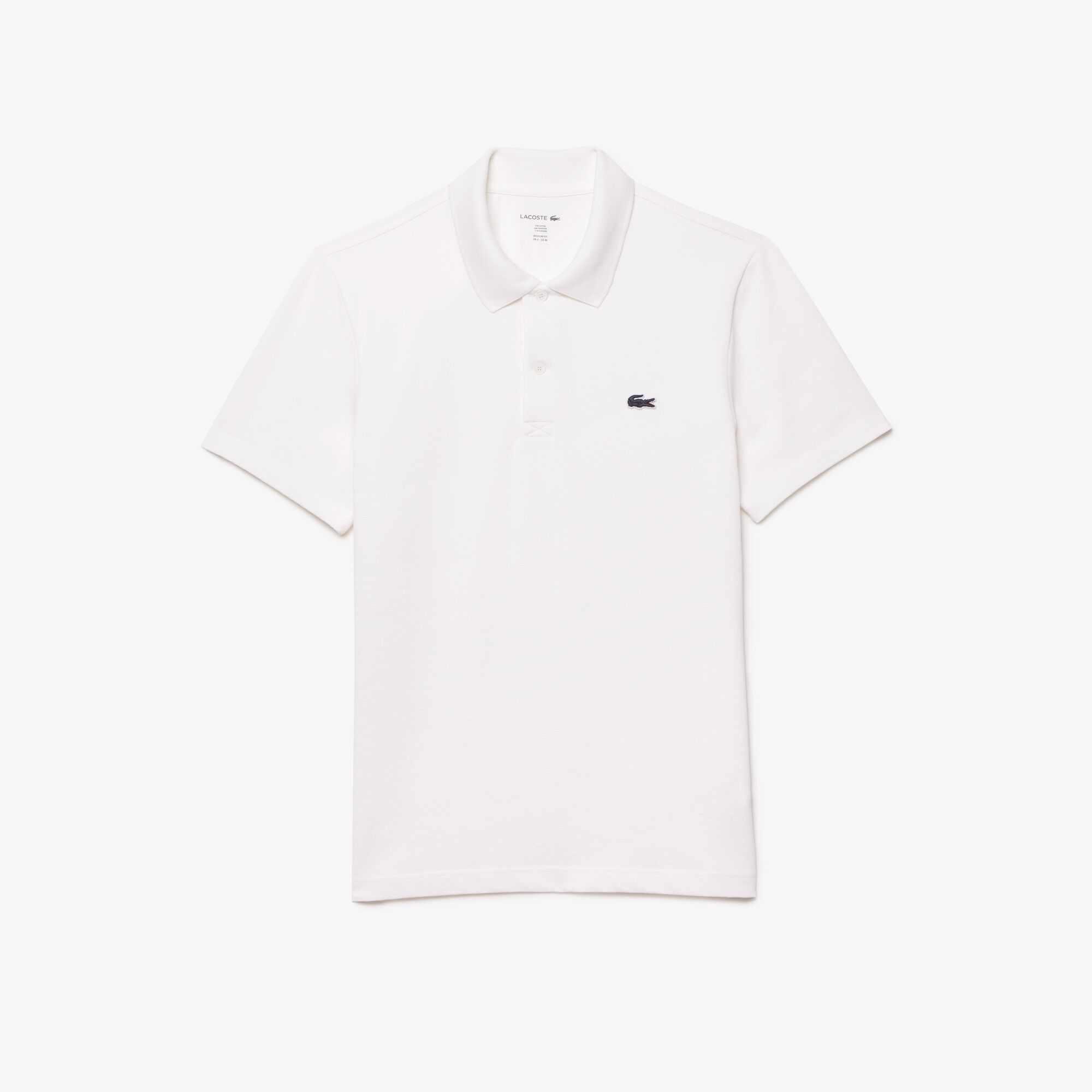 Lacoste Men's White 001 Regular Fit Short Sleeve Polo Shirt - 5XL