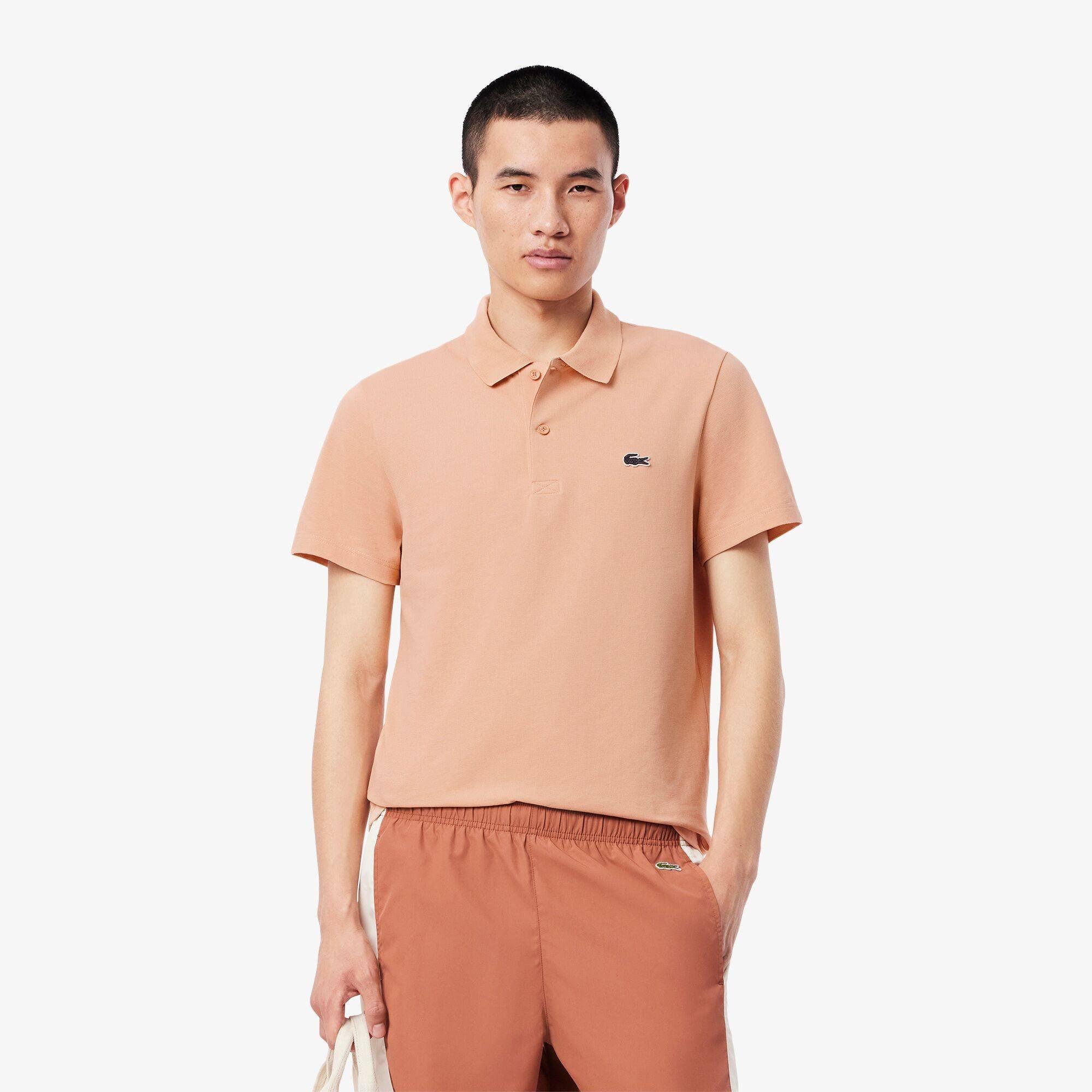 Latte ZIH - Lacoste - Men's Regular Fit Short Sleeve Polo Shirt - 4