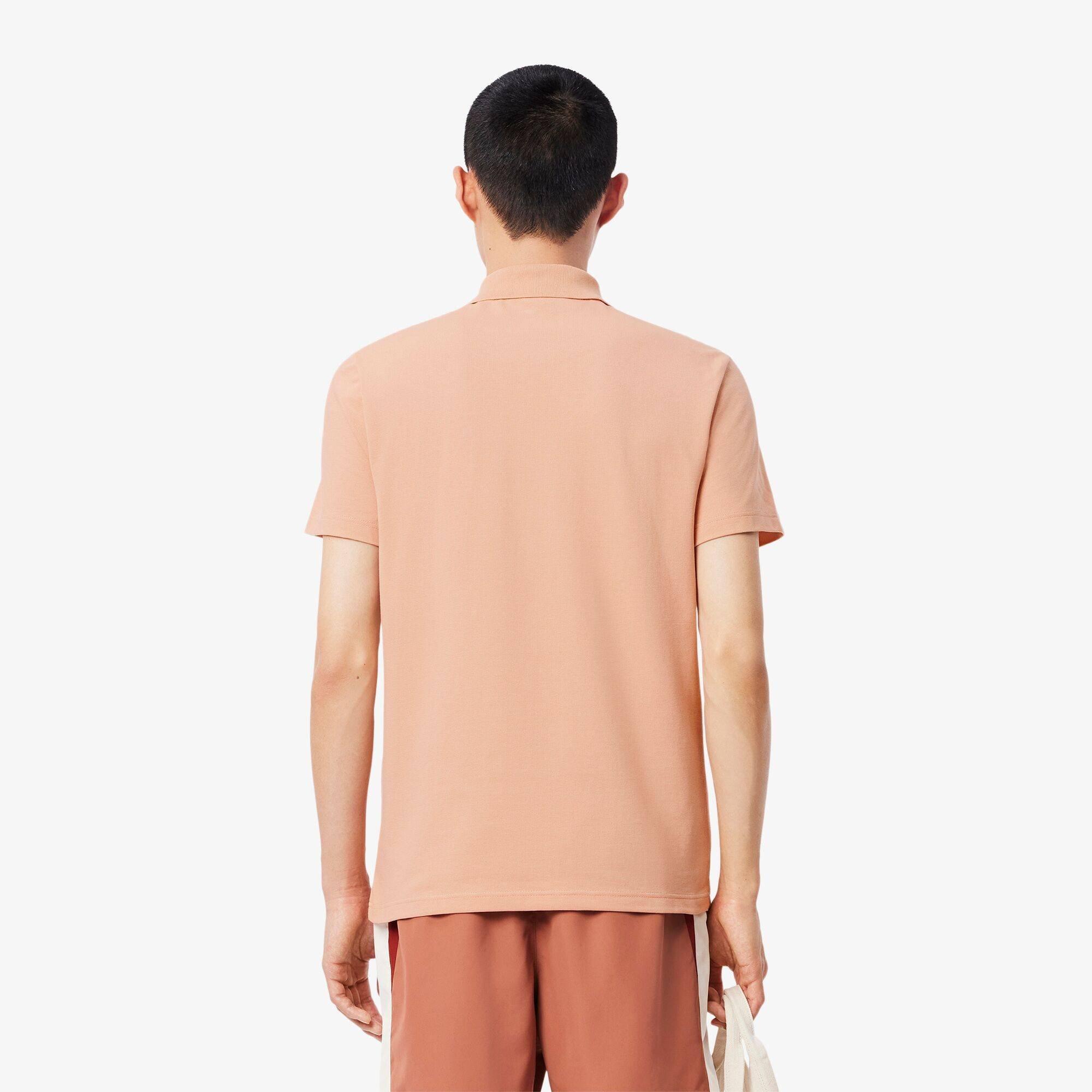 Latte ZIH - Lacoste - Men's Regular Fit Short Sleeve Polo Shirt - 5