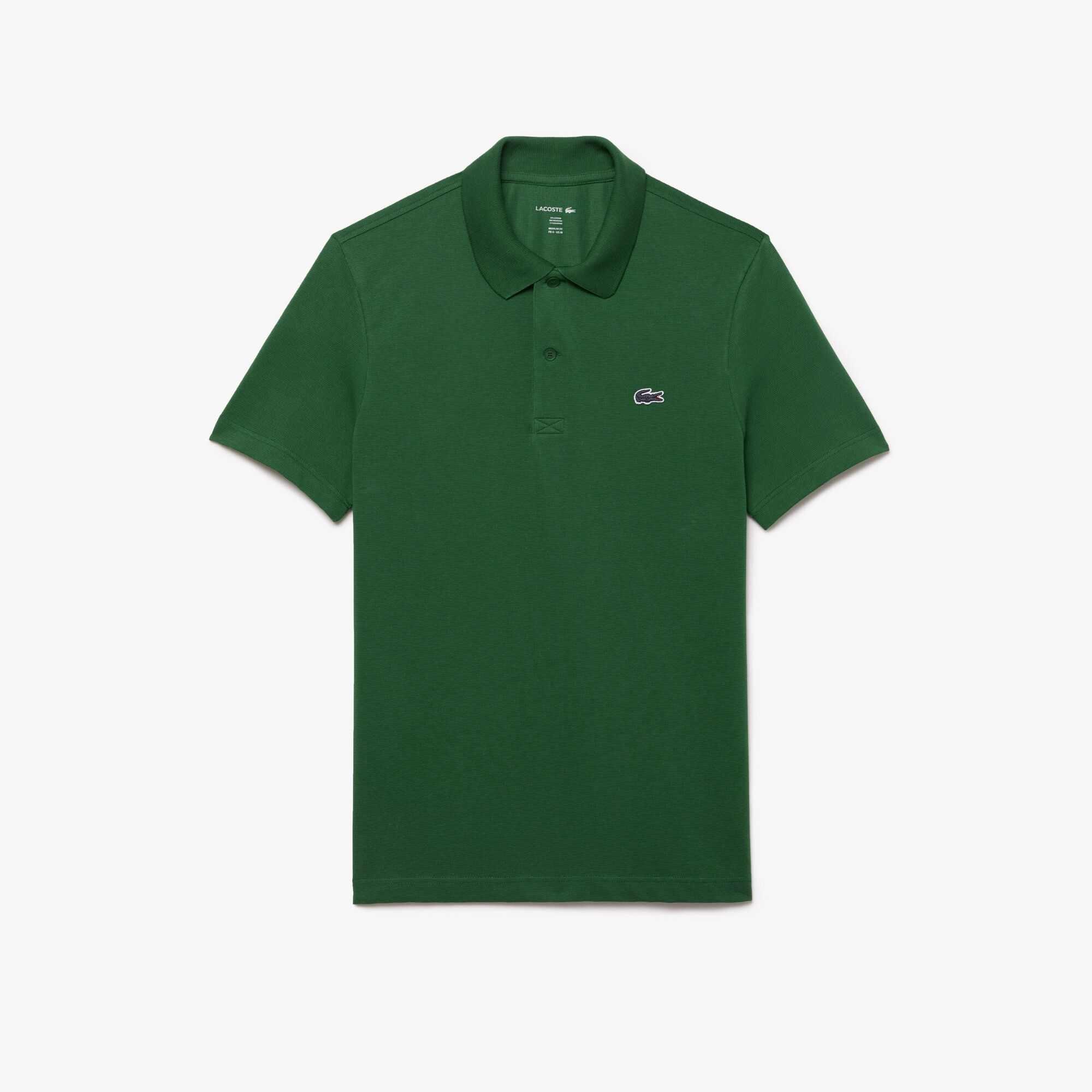 Lacoste Men's Green 132 Regular Fit Short Sleeve Polo Shirt - L