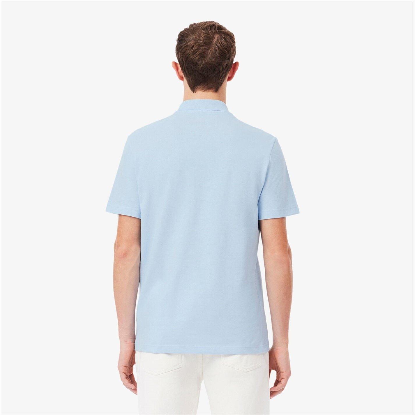 Blue T01 - Lacoste - Men's Regular Fit Short Sleeve Polo Shirt - 3