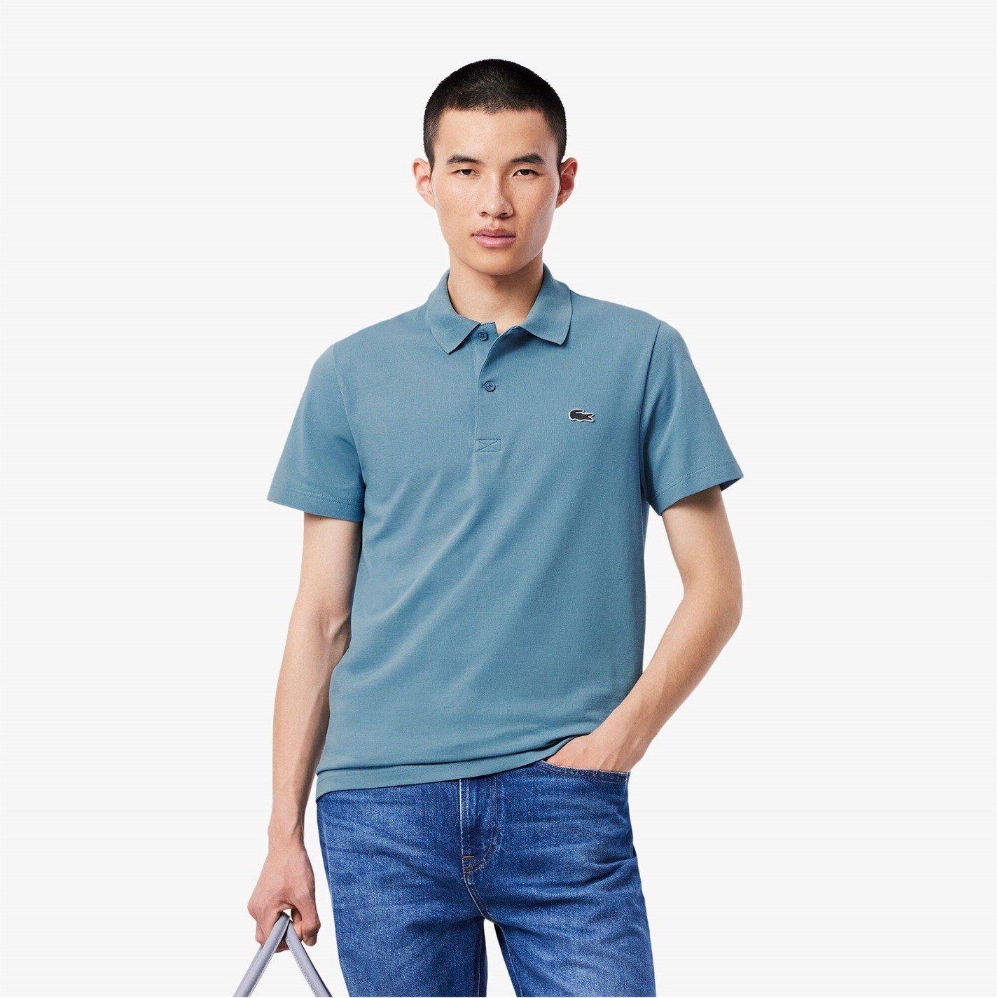 Blue HD9 - Lacoste - Men's Regular Fit Short Sleeve Polo Shirt - 3