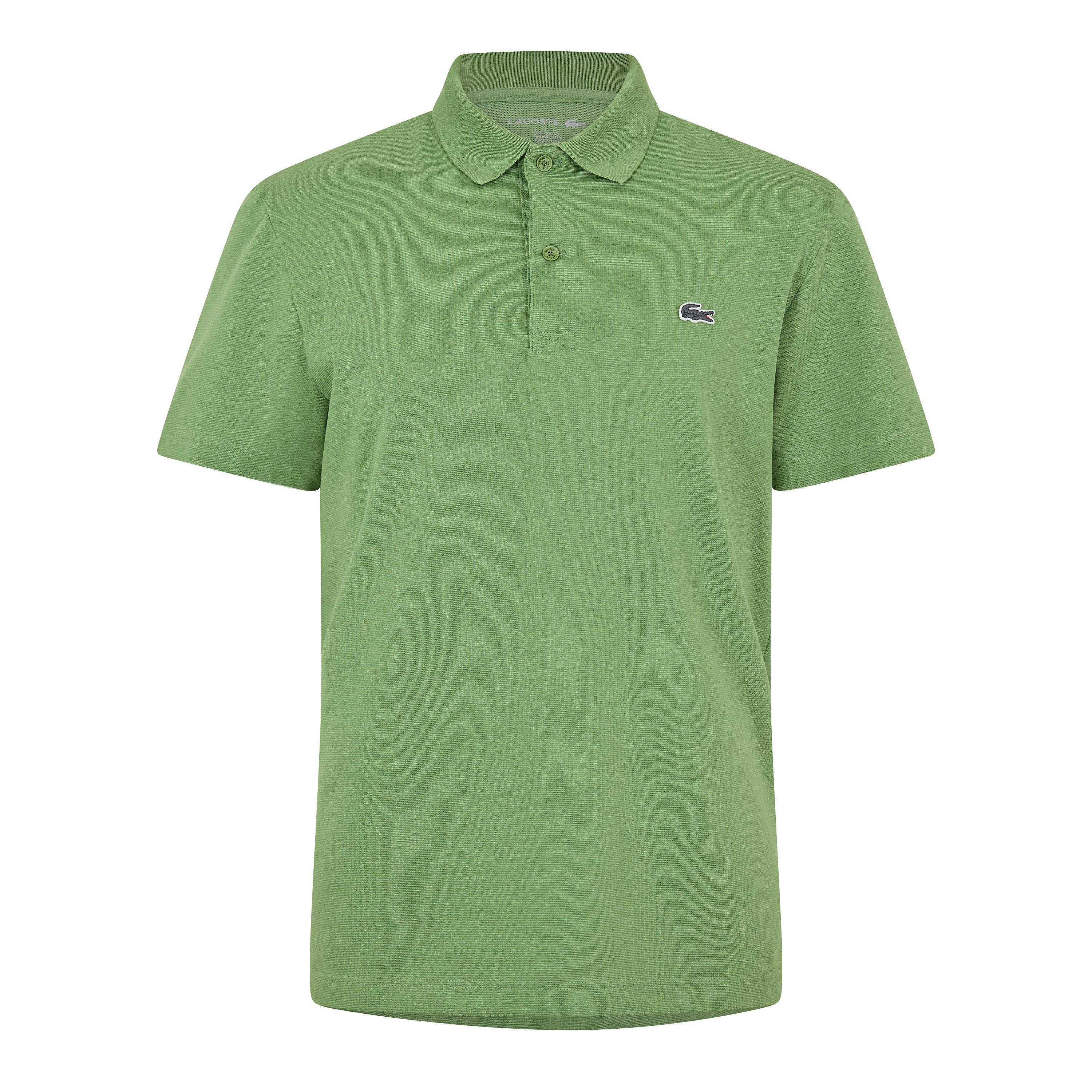 Lacoste Men's Green 02M Regular Fit Short Sleeve Polo Shirt - L
