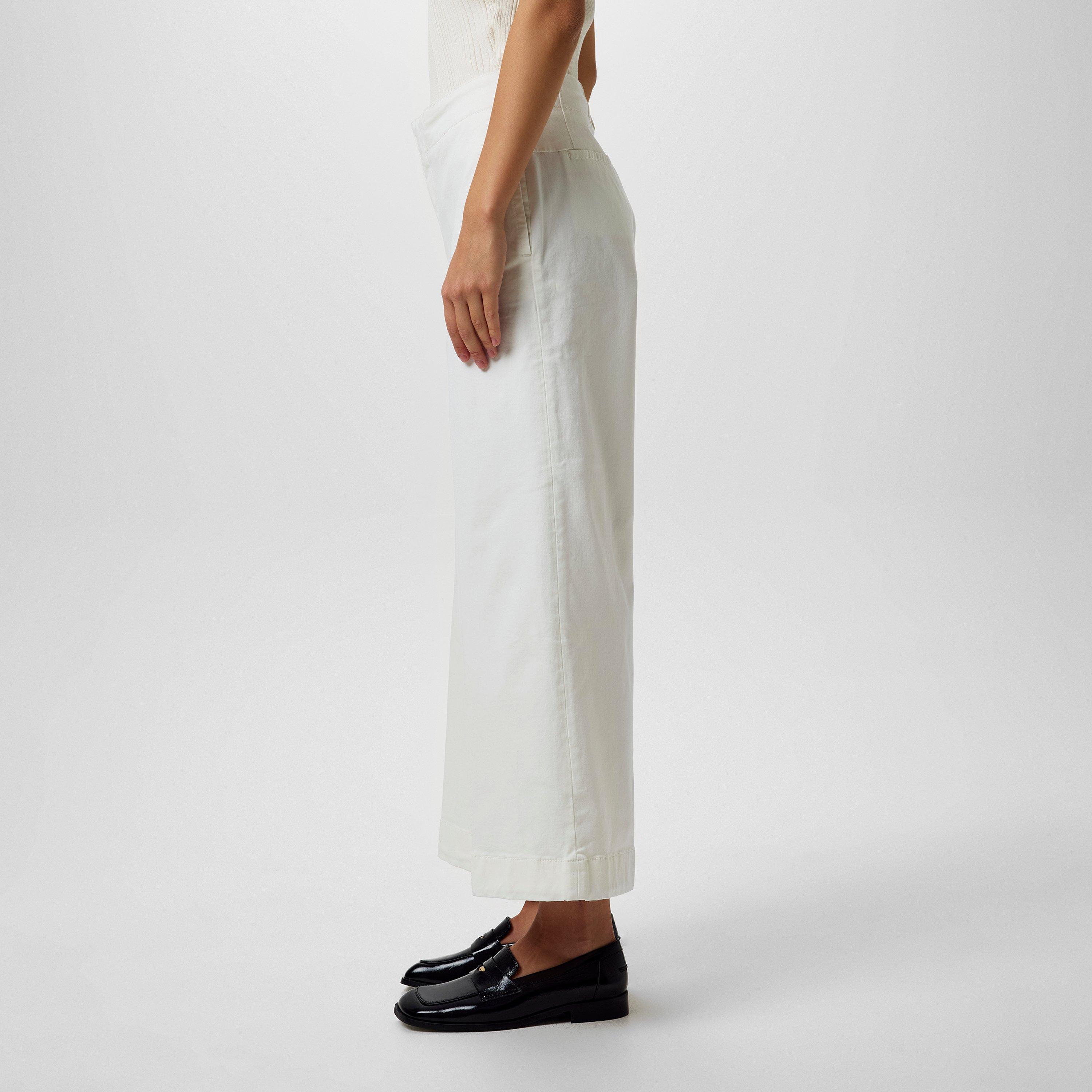 Open White - Boss - Women's C_Tahiana-D Trousers, Concealed Button Fastening - 2