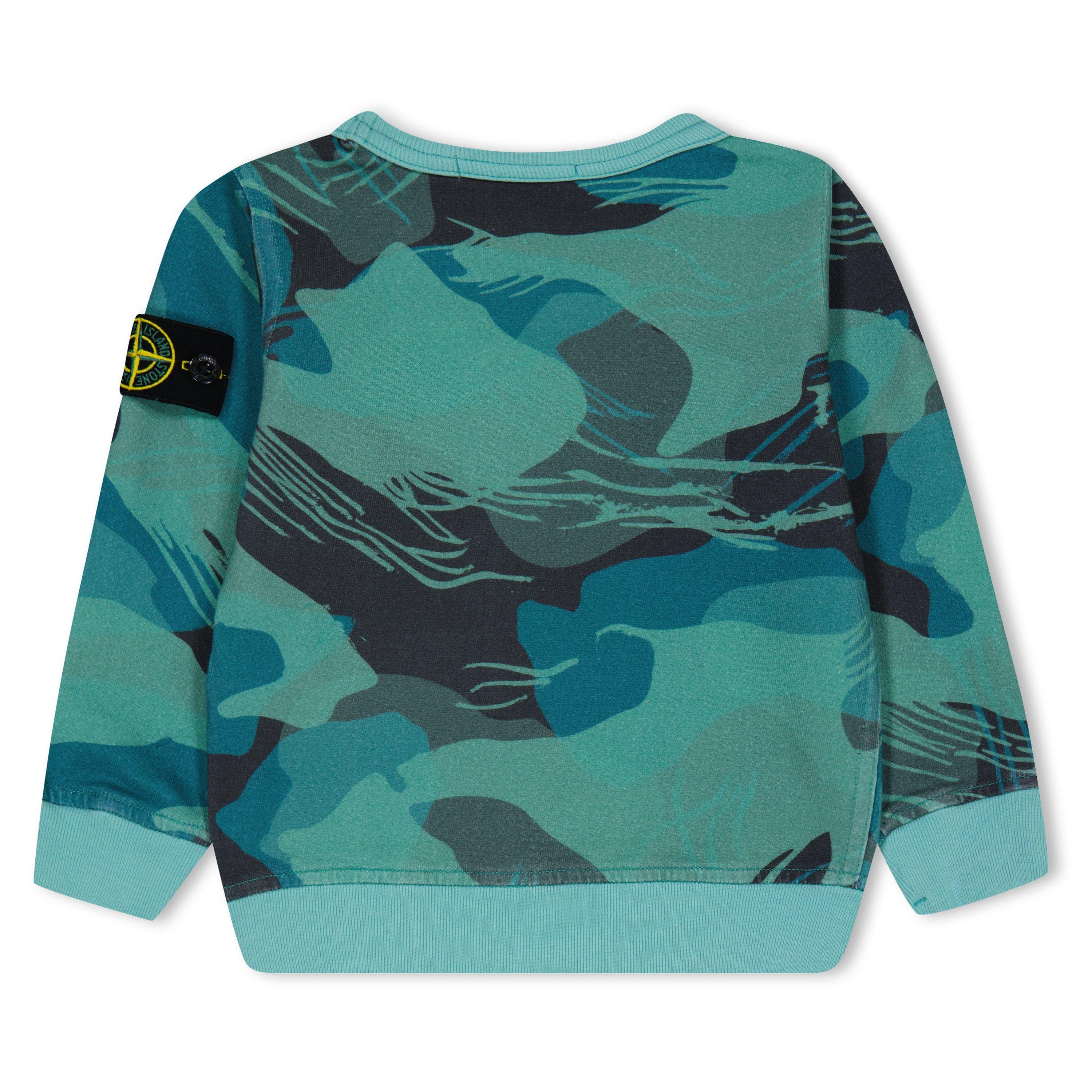 Emerald V0056 - Stone Island - Junior Camo Sweatshirt - 2