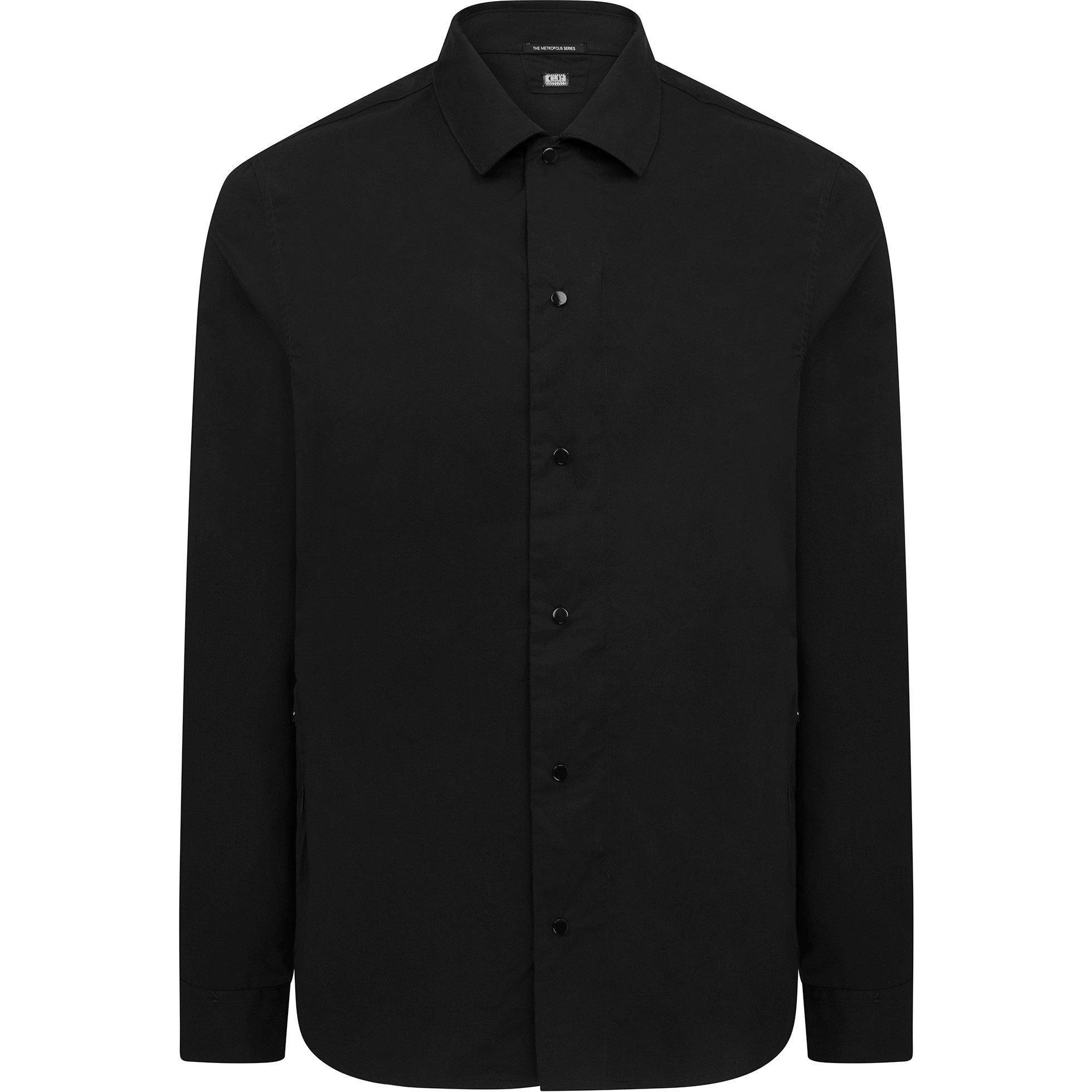 Black 999 - CP Company Metropolis - Garbadine Shirt - 7