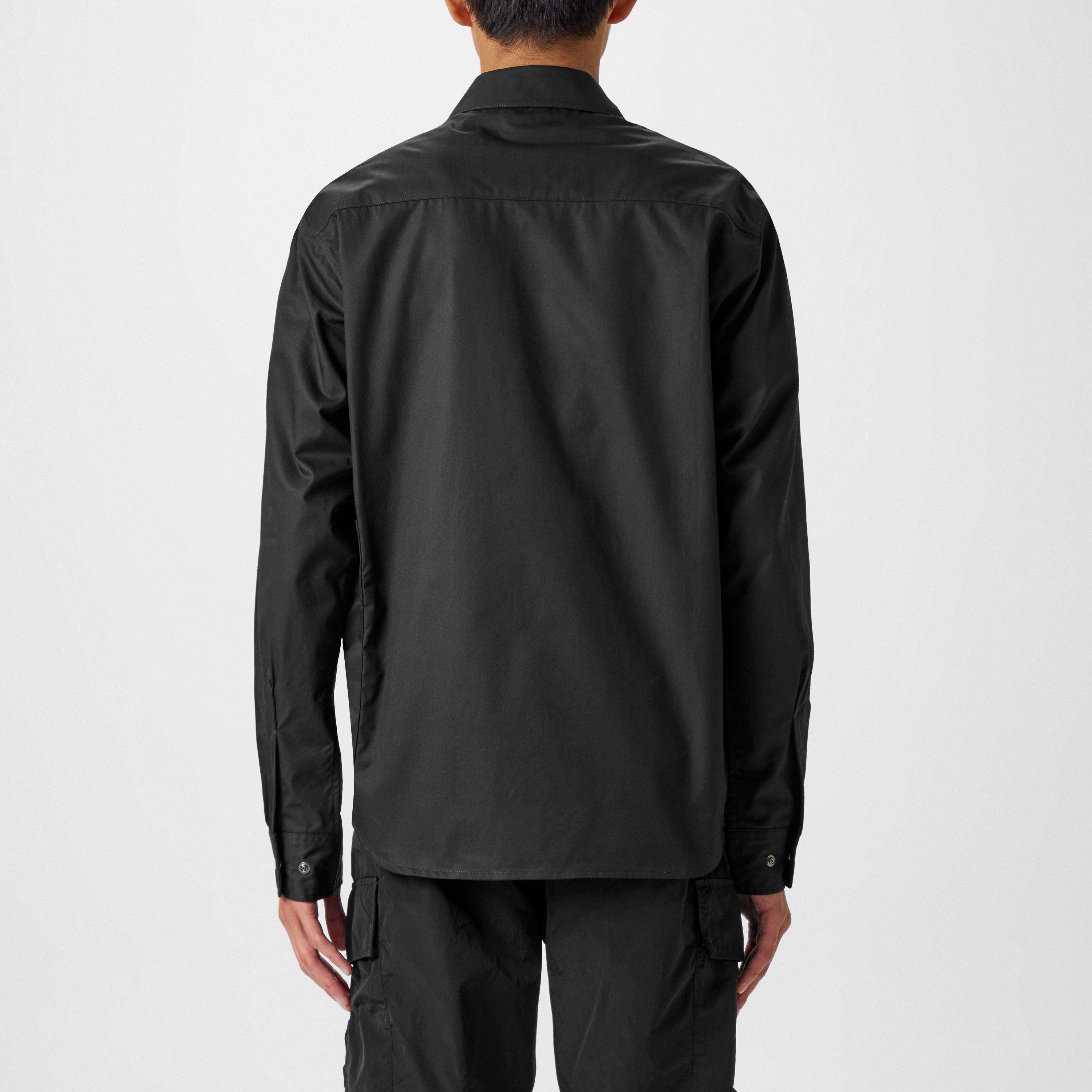 Black 999 - CP Company Metropolis - Garbadine Shirt - 4