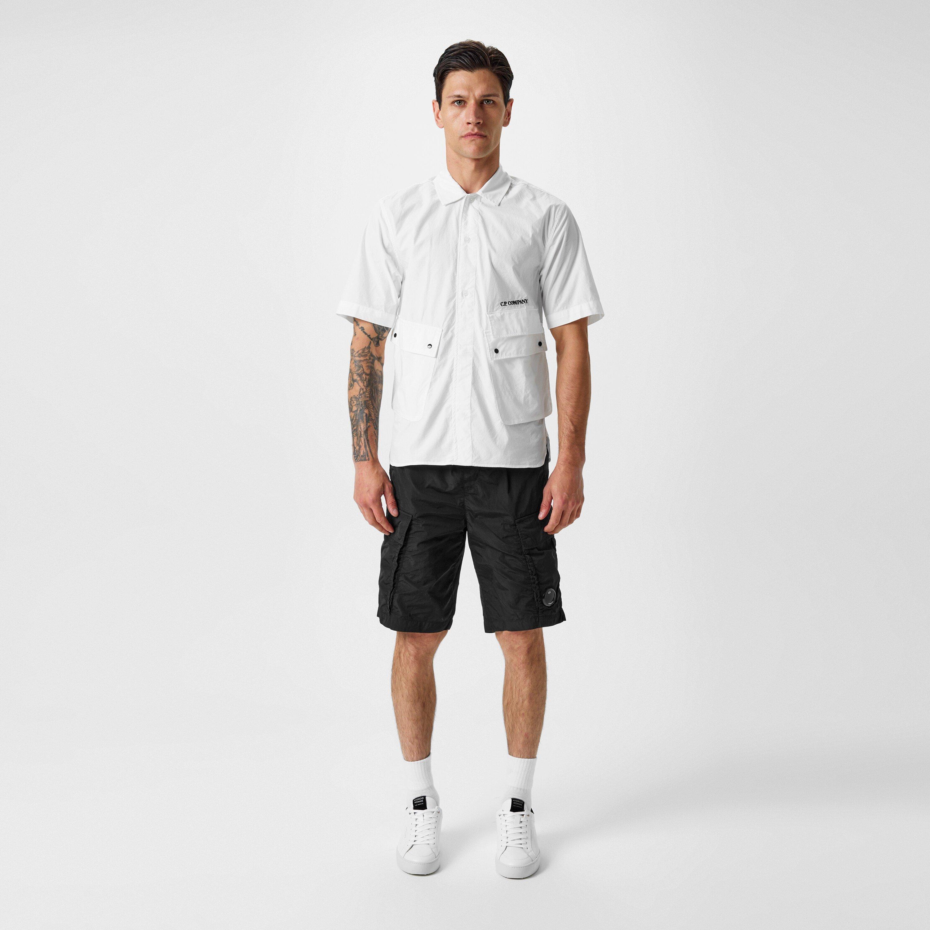 Gauze White 103 - CP Company - Short Sleeve Shirt - 6