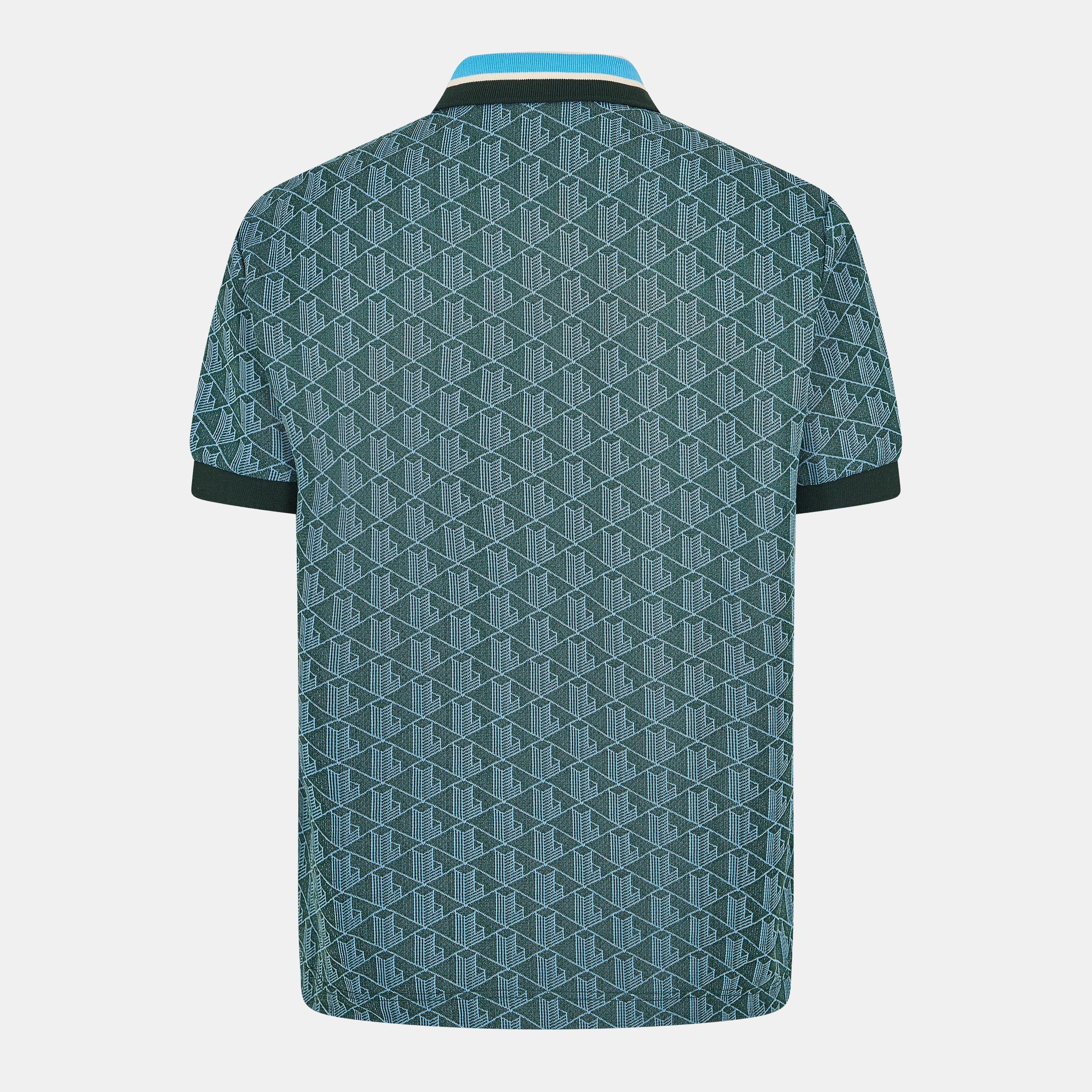 Green/Blue - Lacoste - Men's Logo Short-Sleeve Polo Shirt - 2