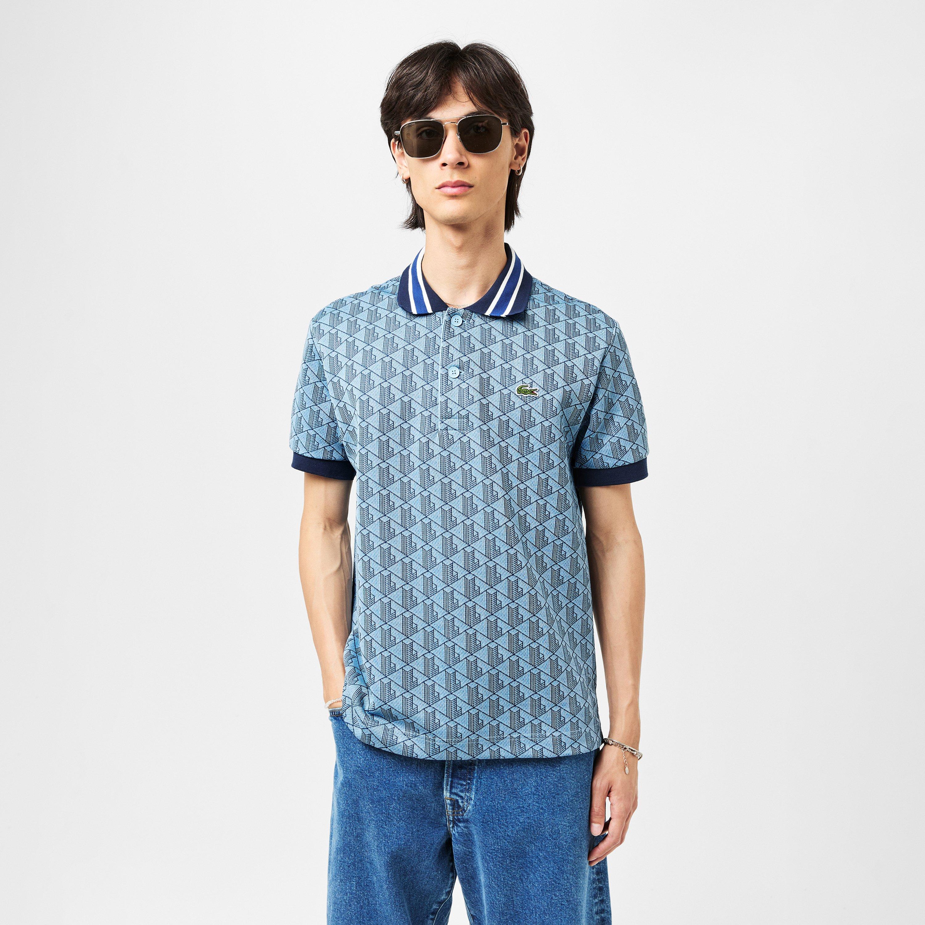 Rill/Globe - Lacoste - Men's Logo Short-Sleeve Polo Shirt - 3