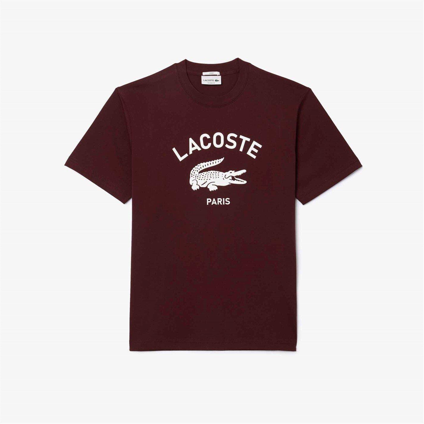 Lacoste Large Logo Short Sleeve T Shirt Regular Fit T Shirts USC