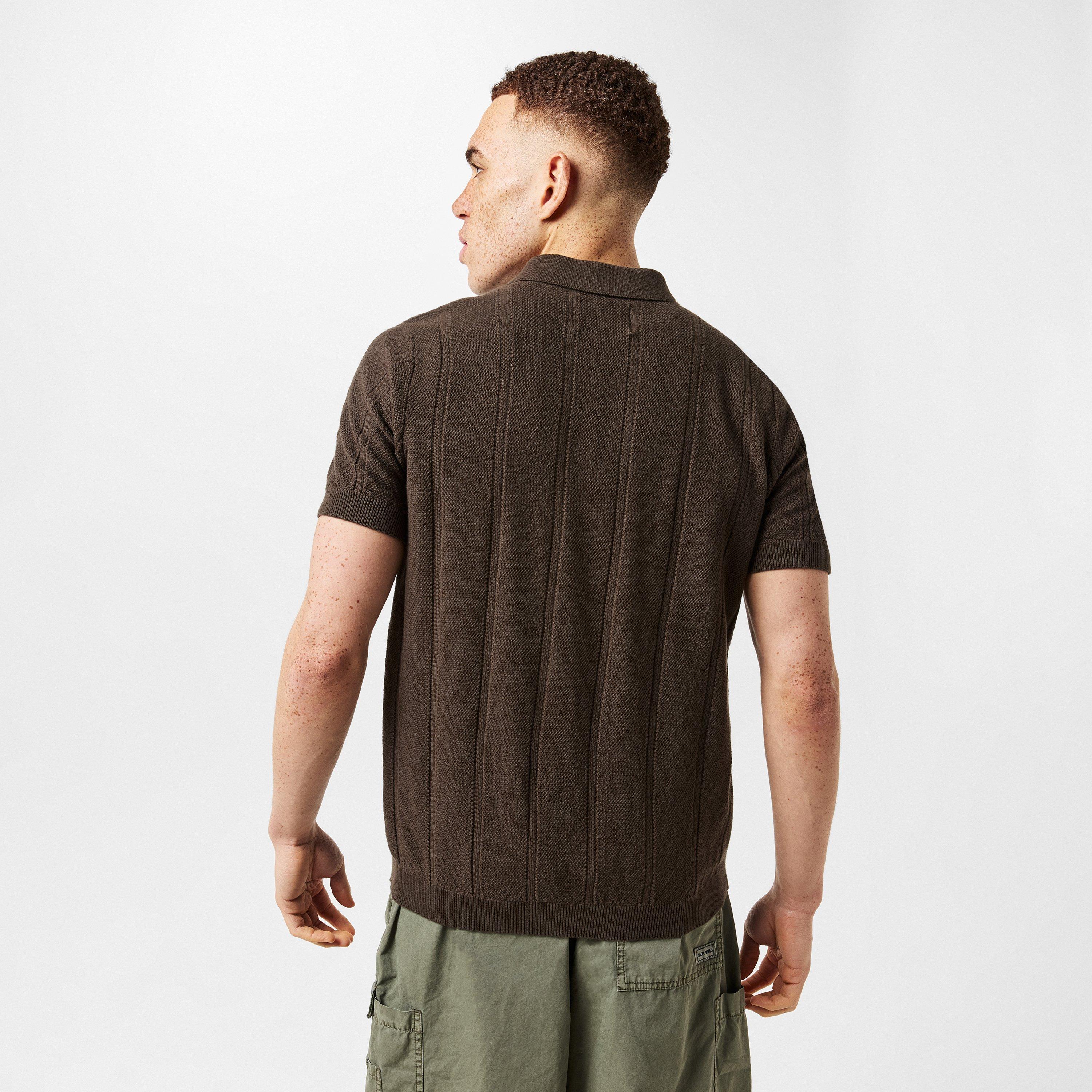 Coffee - Jack Wills - JW Short-Sleeve Polo Shirt - 4