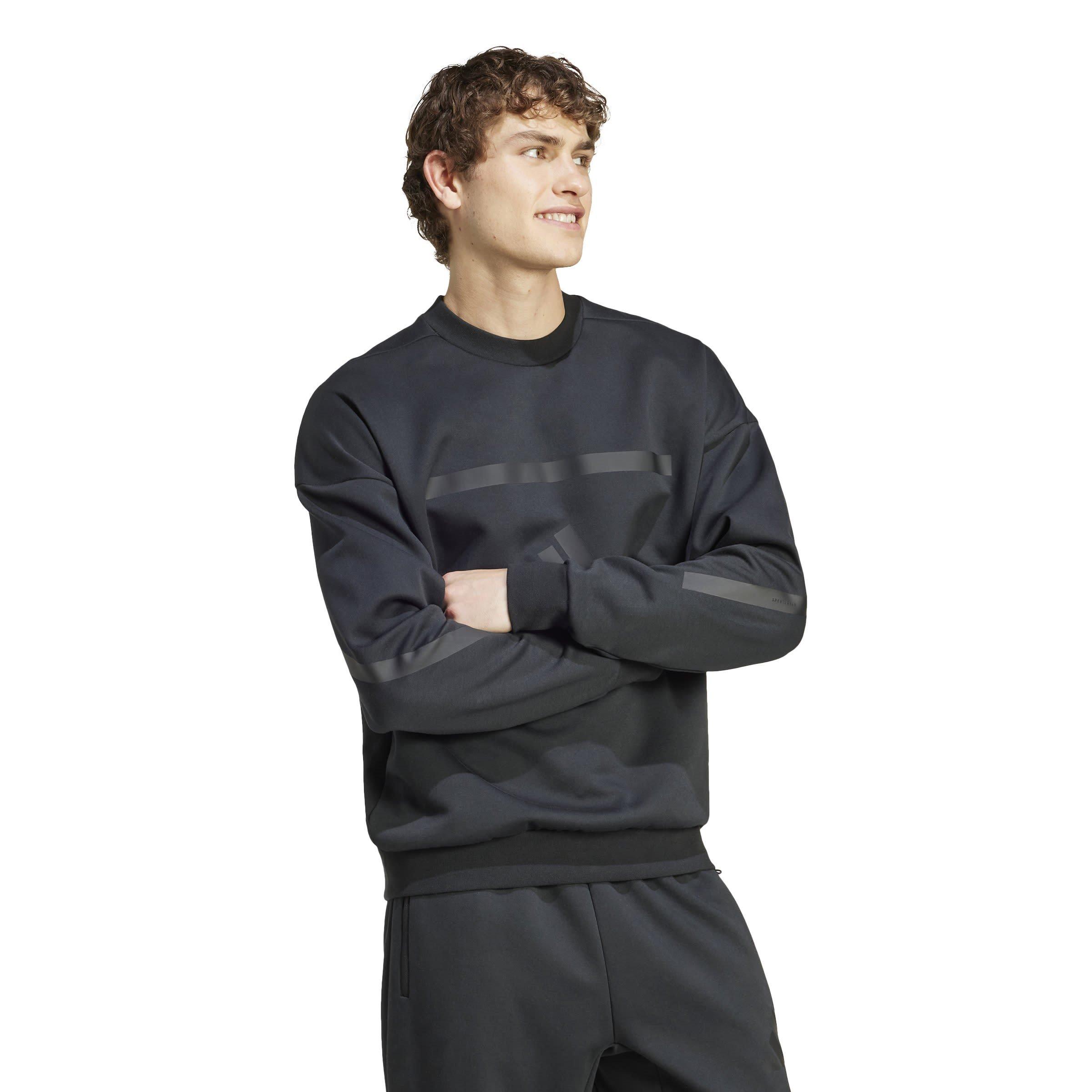 Black - adidas - Z.N.E. Crew Sweatshirt Mens - 2