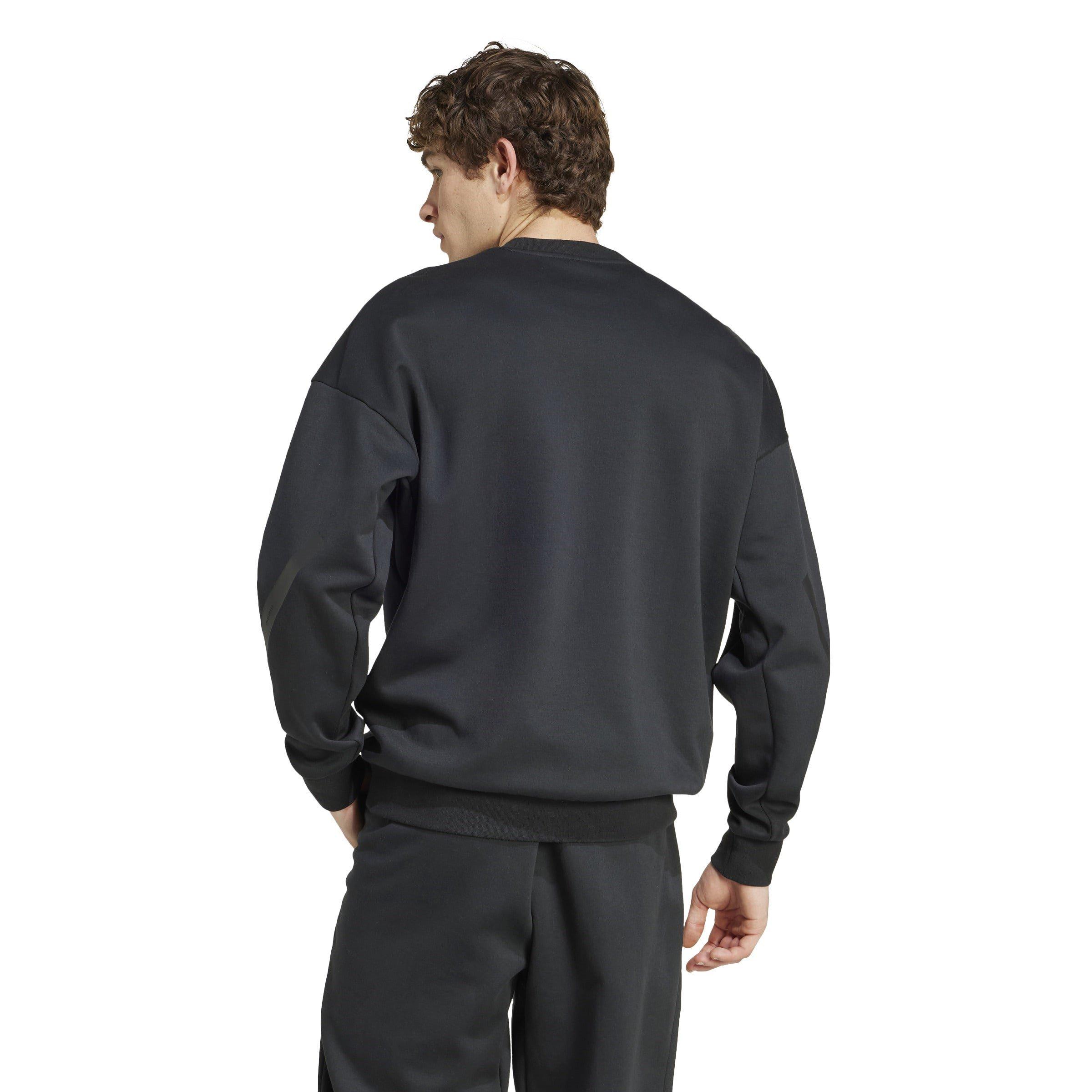 Black - adidas - Z.N.E. Crew Sweatshirt Mens - 3
