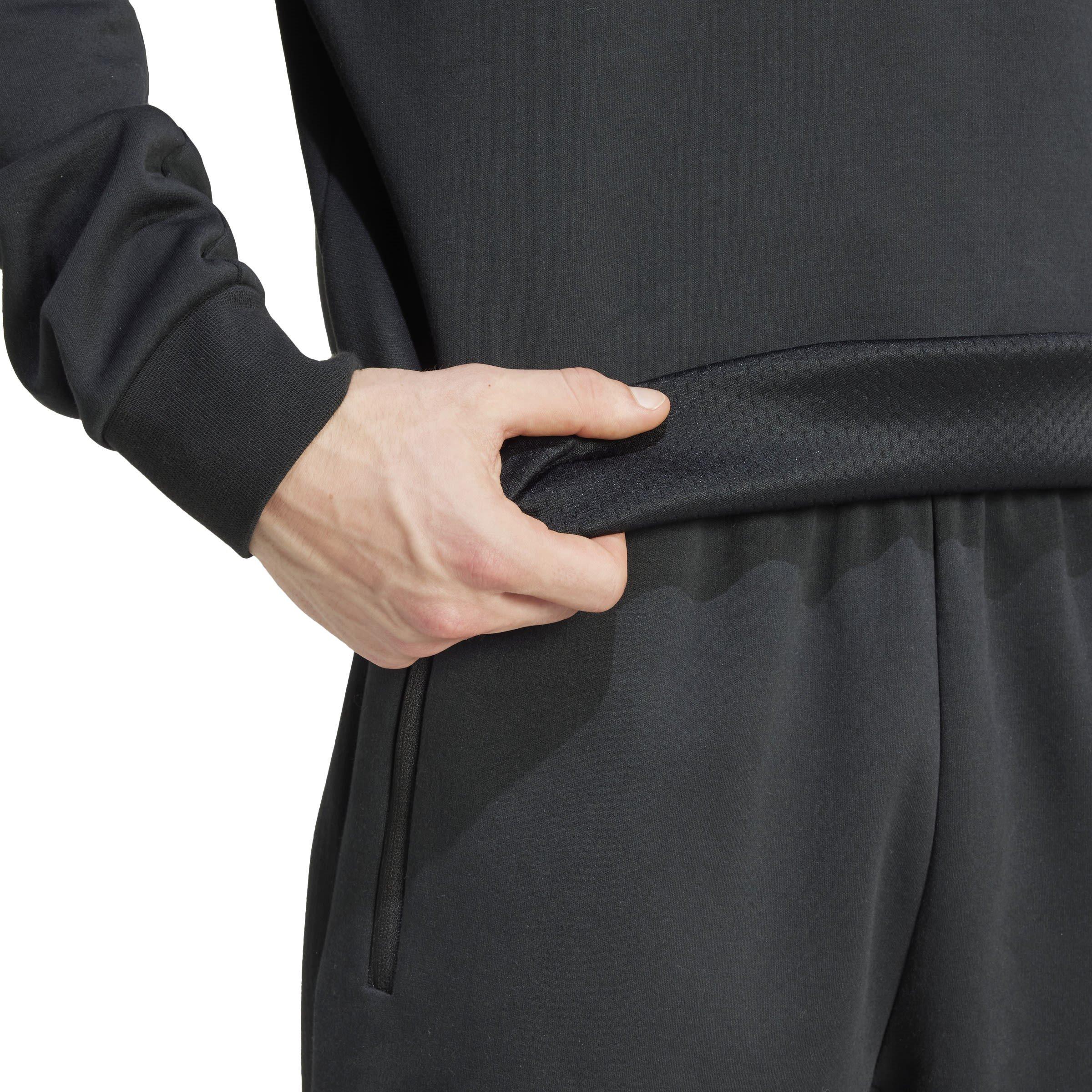 Black - adidas - Z.N.E. Crew Sweatshirt Mens - 6