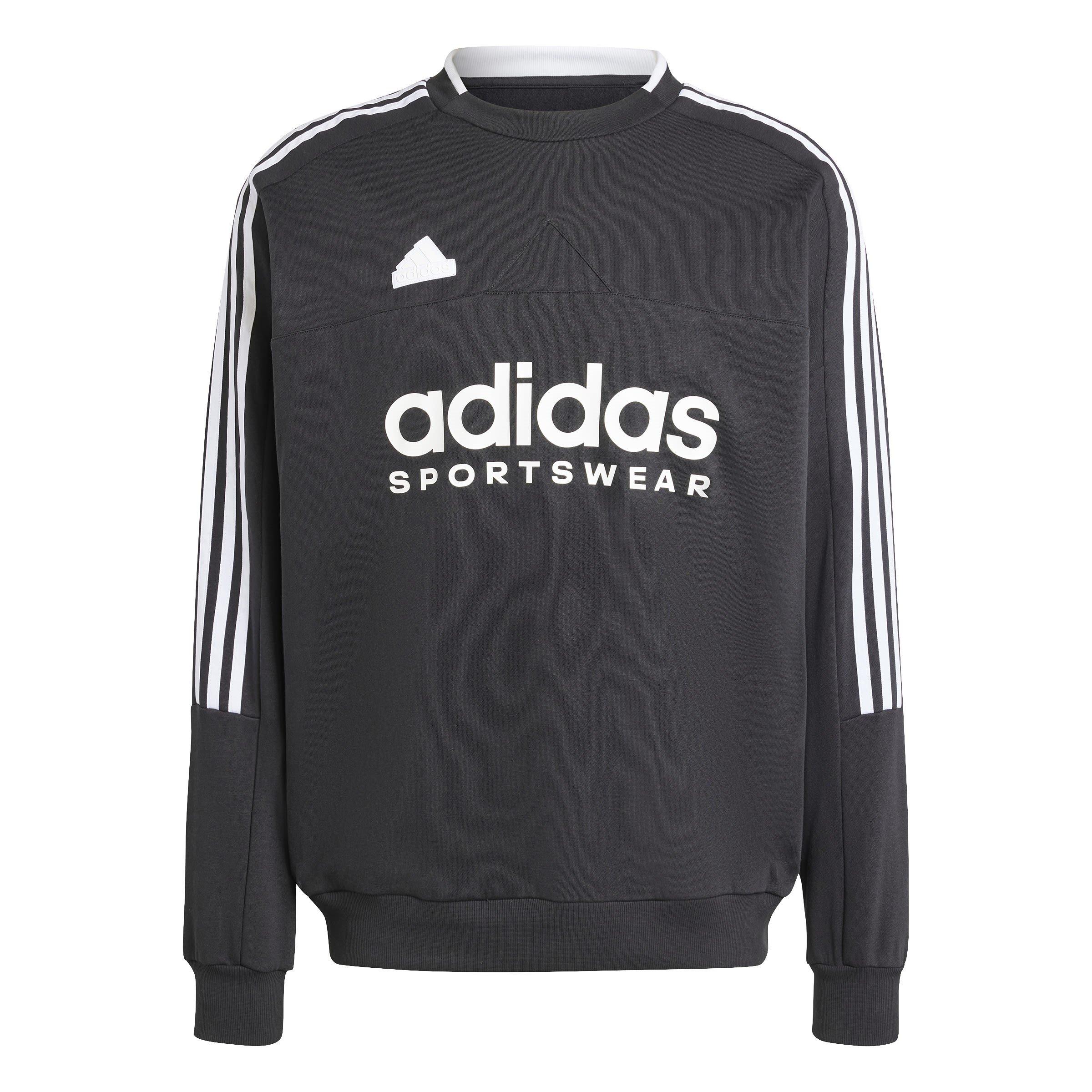 Sort/Hvid - adidas - House of Tiro Fleece Sweatshirt Mens - 1