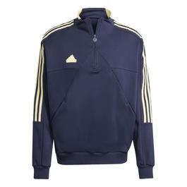 adidas House of Tiro Fleece Half Zip Track Jacket Mens