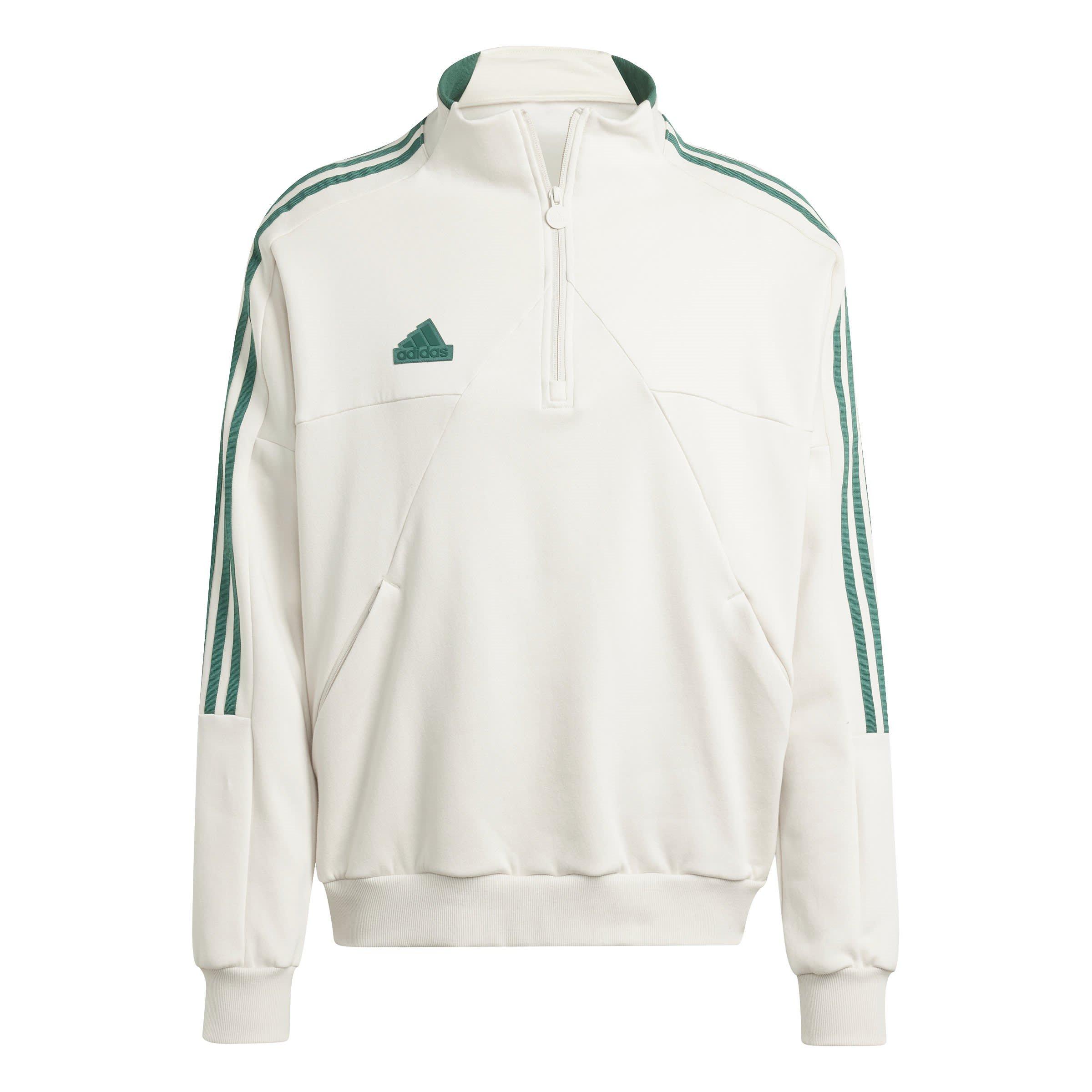 adidas House of Tiro Fleece Half Zip Track Jacket Mens Zip Hoodies Sports Direct