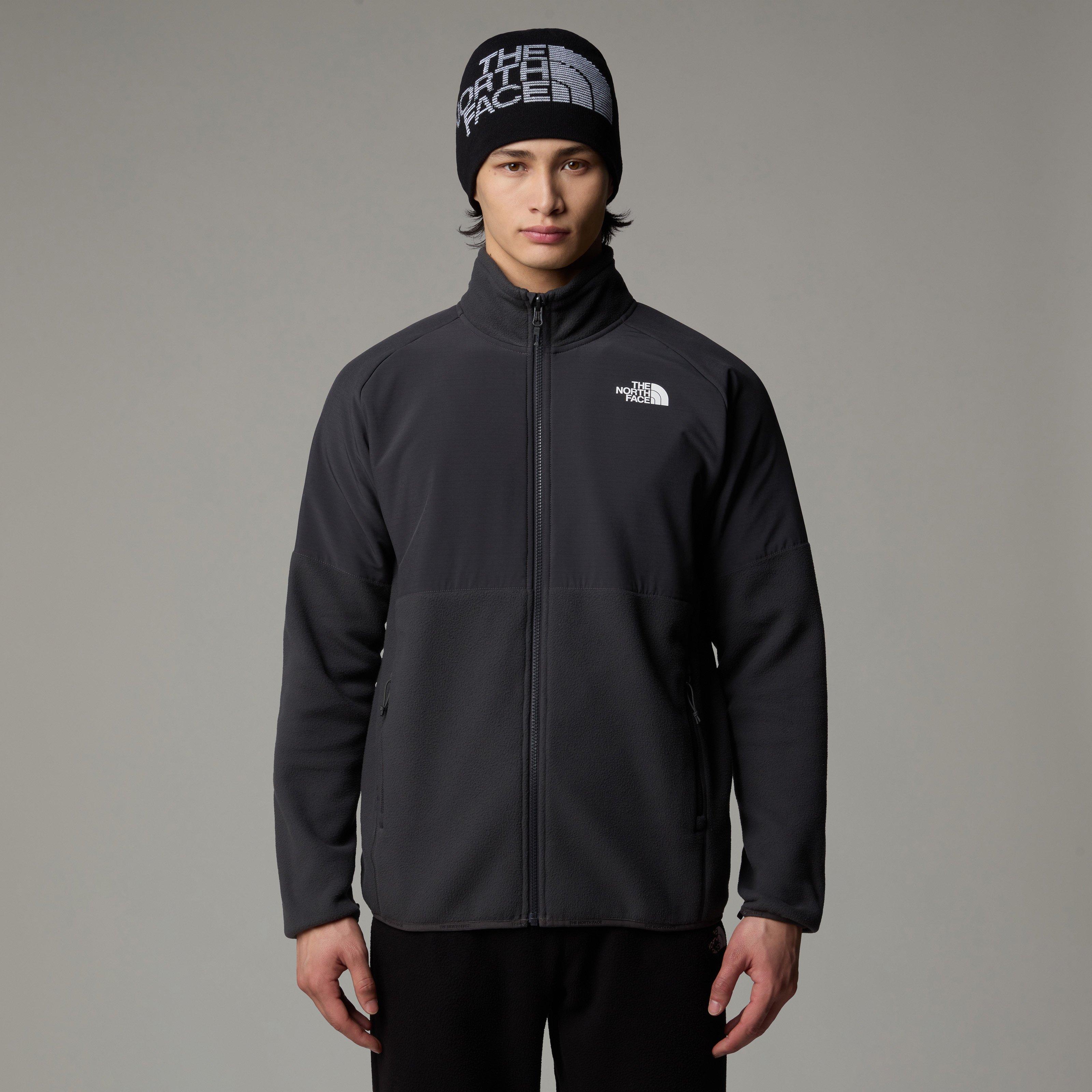 Gris/Gris - The North Face - TNF Glacier Heavyweight Full-Zip Fleece - 3