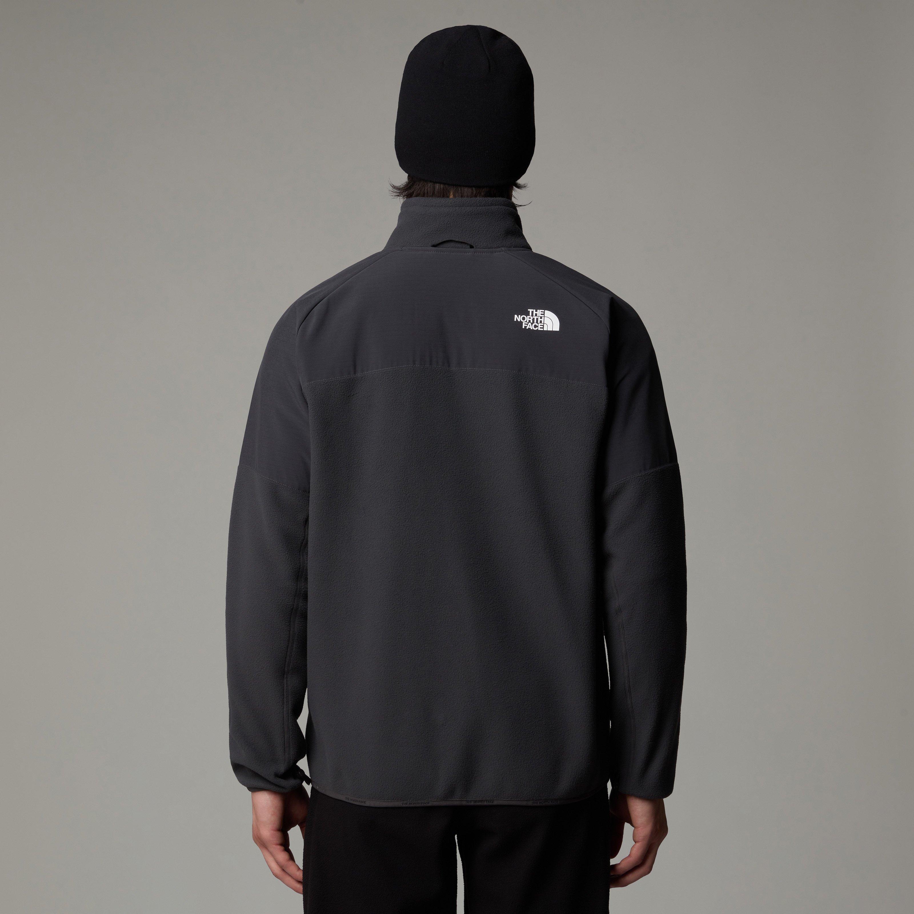 Gris/Gris - The North Face - TNF Glacier Heavyweight Full-Zip Fleece - 4