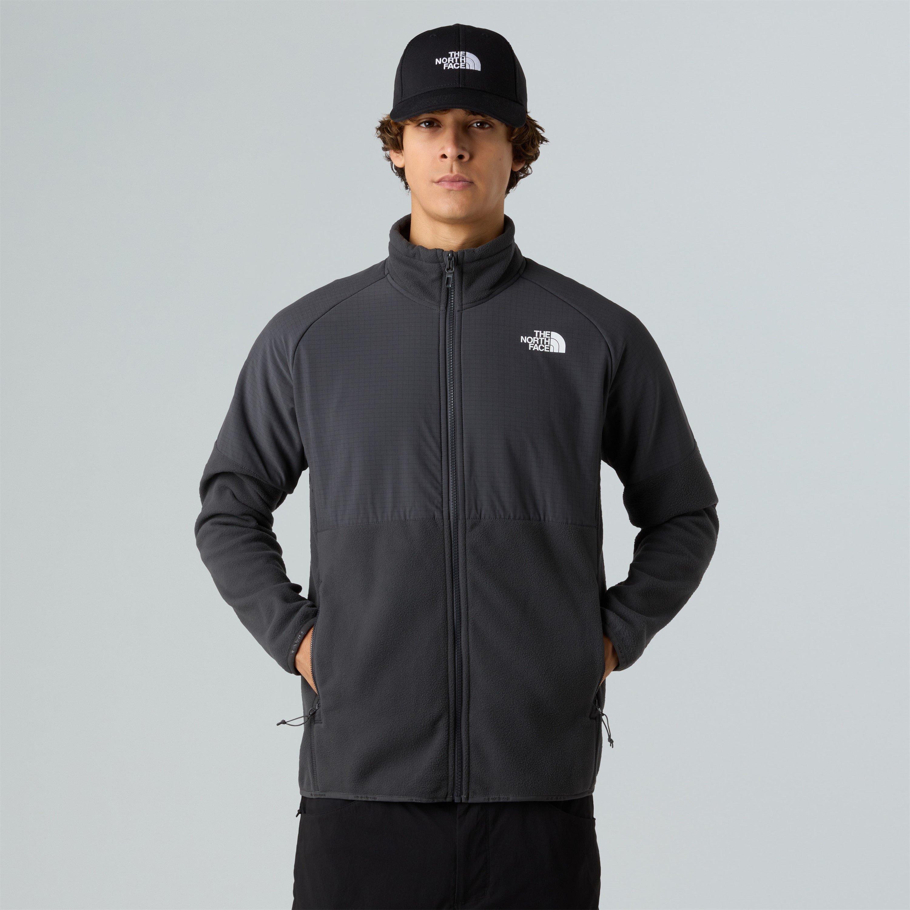 Zwart/Grijs - The North Face - TNF Glacier Heavyweight Full-Zip Fleece - 3