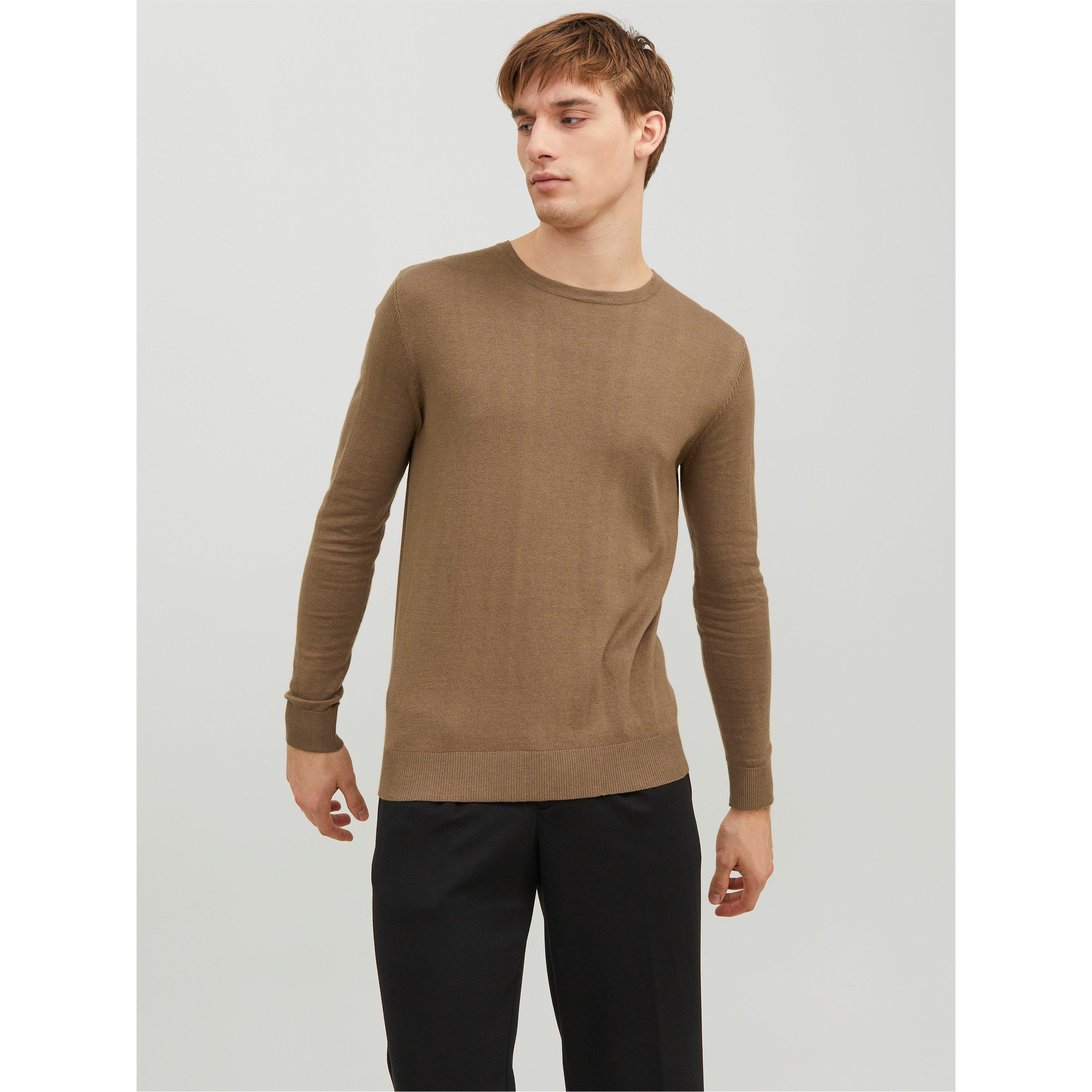Jack And Jones Men's Essential Crew Sweatshirt - Otter - L