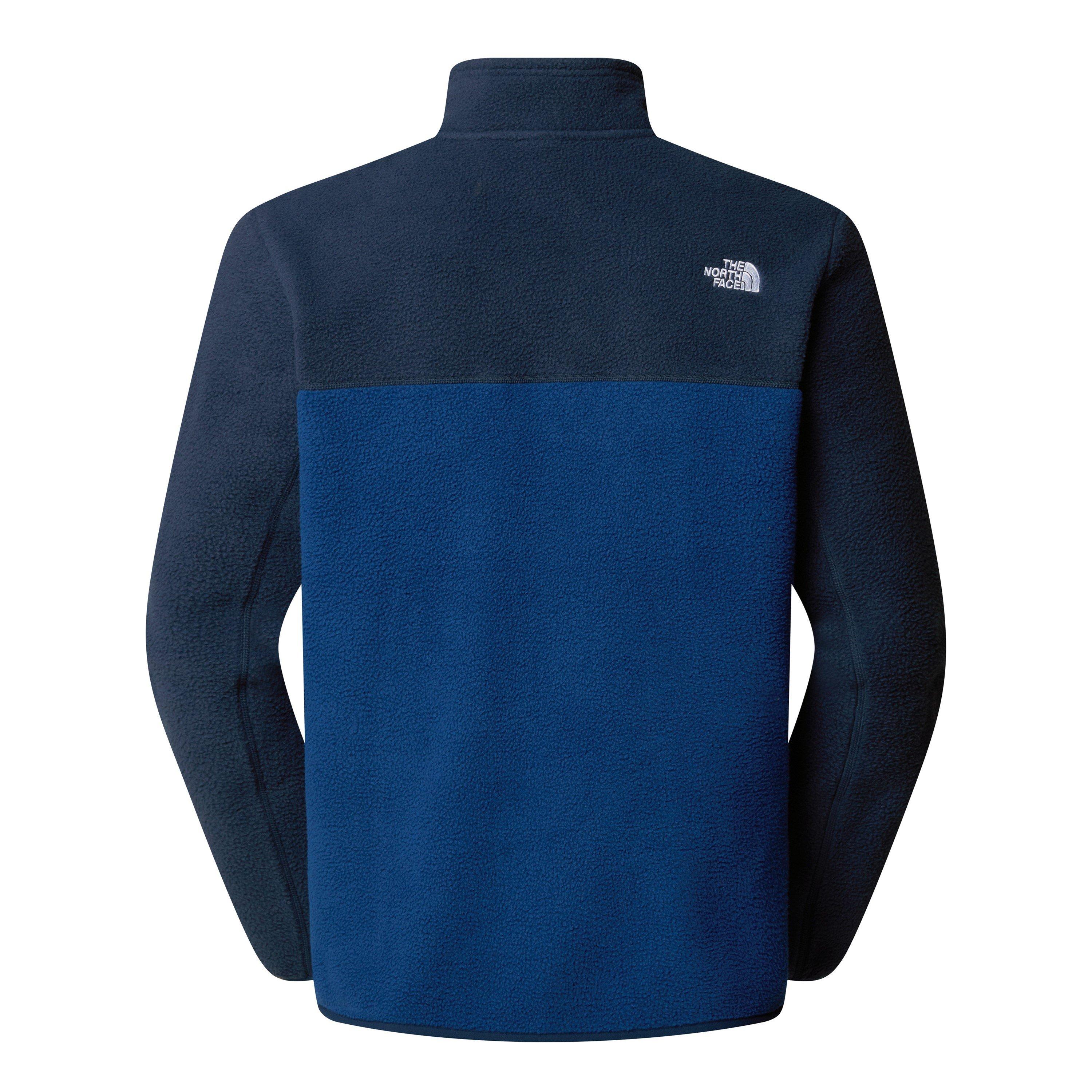 Summit Navy - The North Face - Men's Yumiori Long Sleeve Funnel Neck Full Zip Fleece - 2