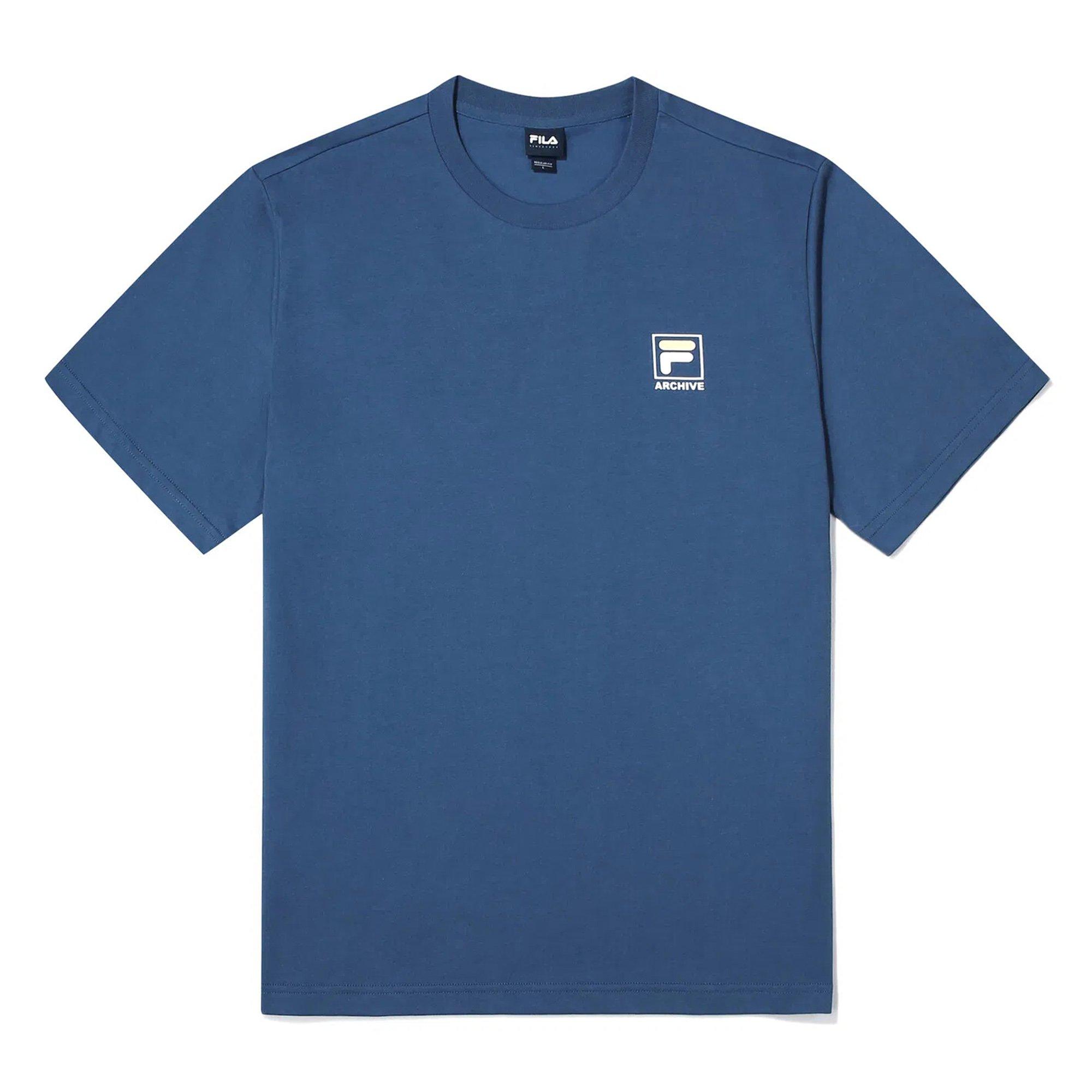 Indigo Blue - Fila - Heritage F Box Adults Oversized T Shirt - 2