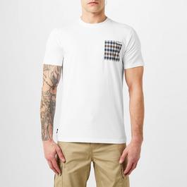 Aquascutum Check Pocket T Shirt