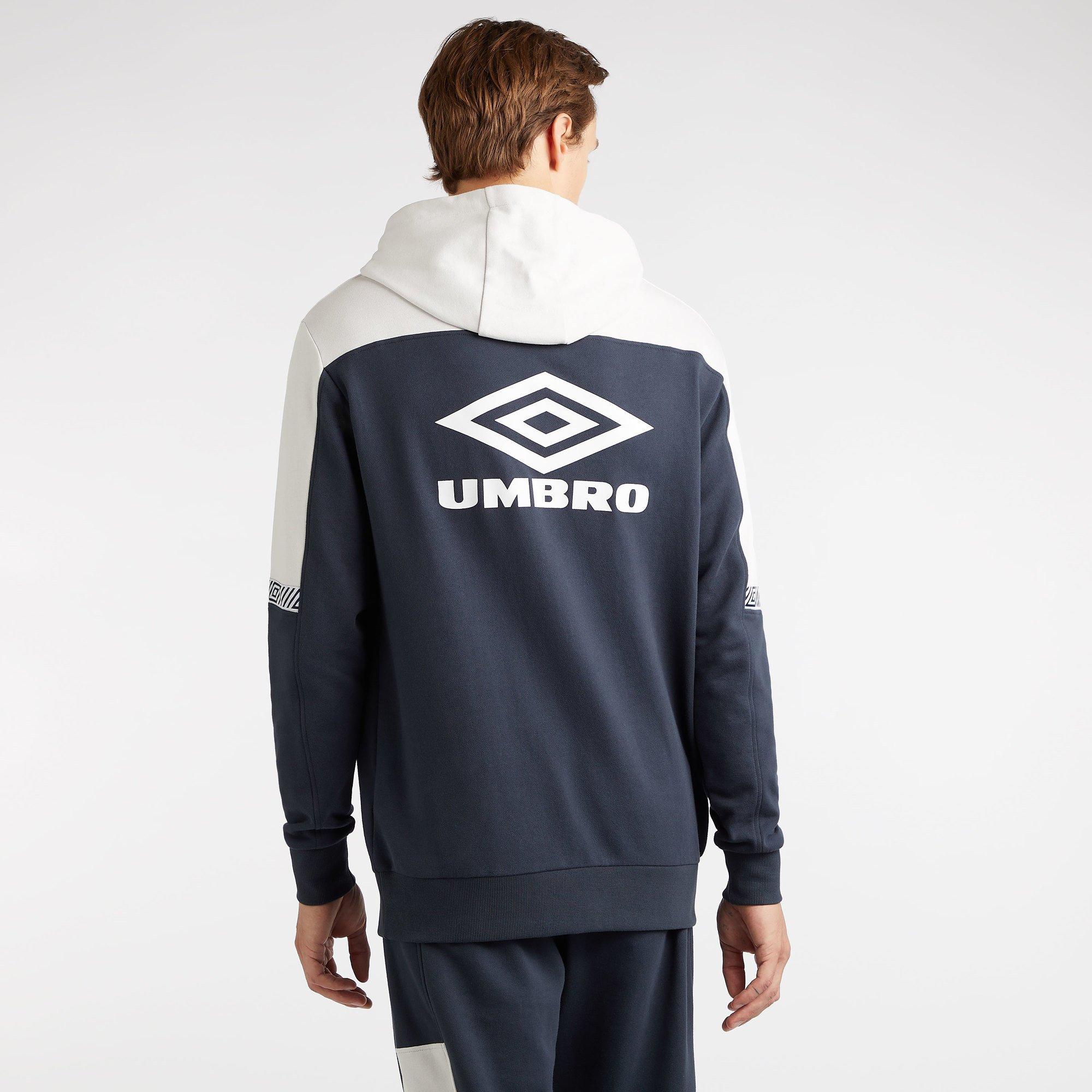 Wolke/Blau - Umbro - Style Club Hoodie - 3