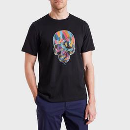 PS Paul Smith Multicolour Skull Print T-Shirt