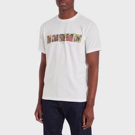 PS Paul Smith Zebra Blocked T-Shirt Mens