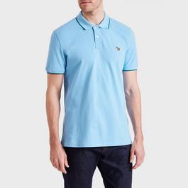 PS Paul Smith Tipped Zebra Polo Shirt Mens