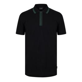 PS Paul Smith Tipped Zip Polo Sn43