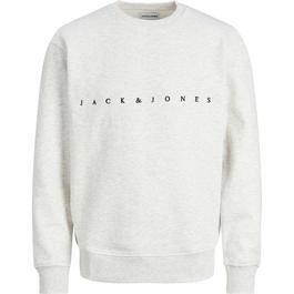 Jack and Jones Religion T-shirt met gespleten zak in ivoorwit