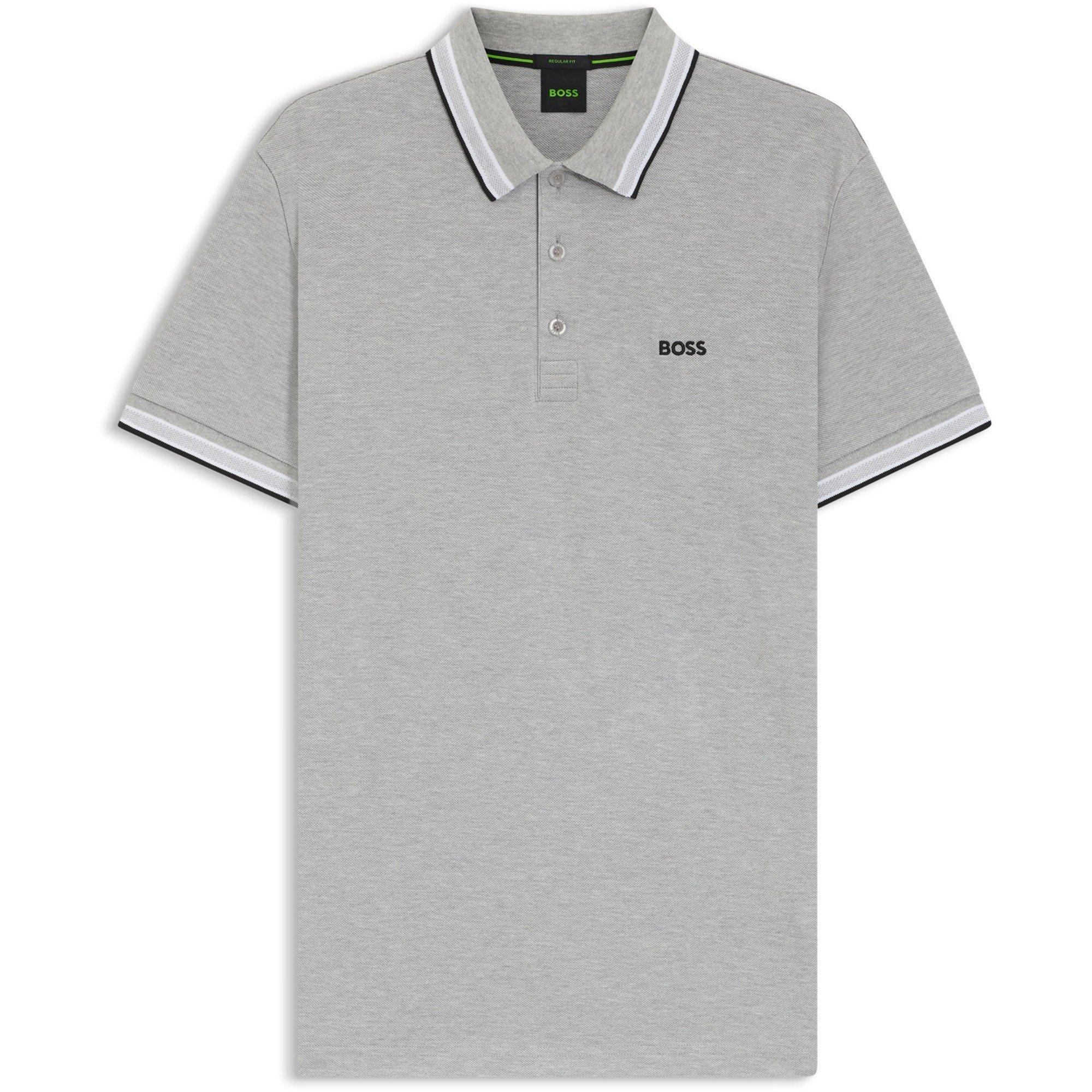 Boss Men's Hbg Paddy Euro Polo Shirt - Silver - S