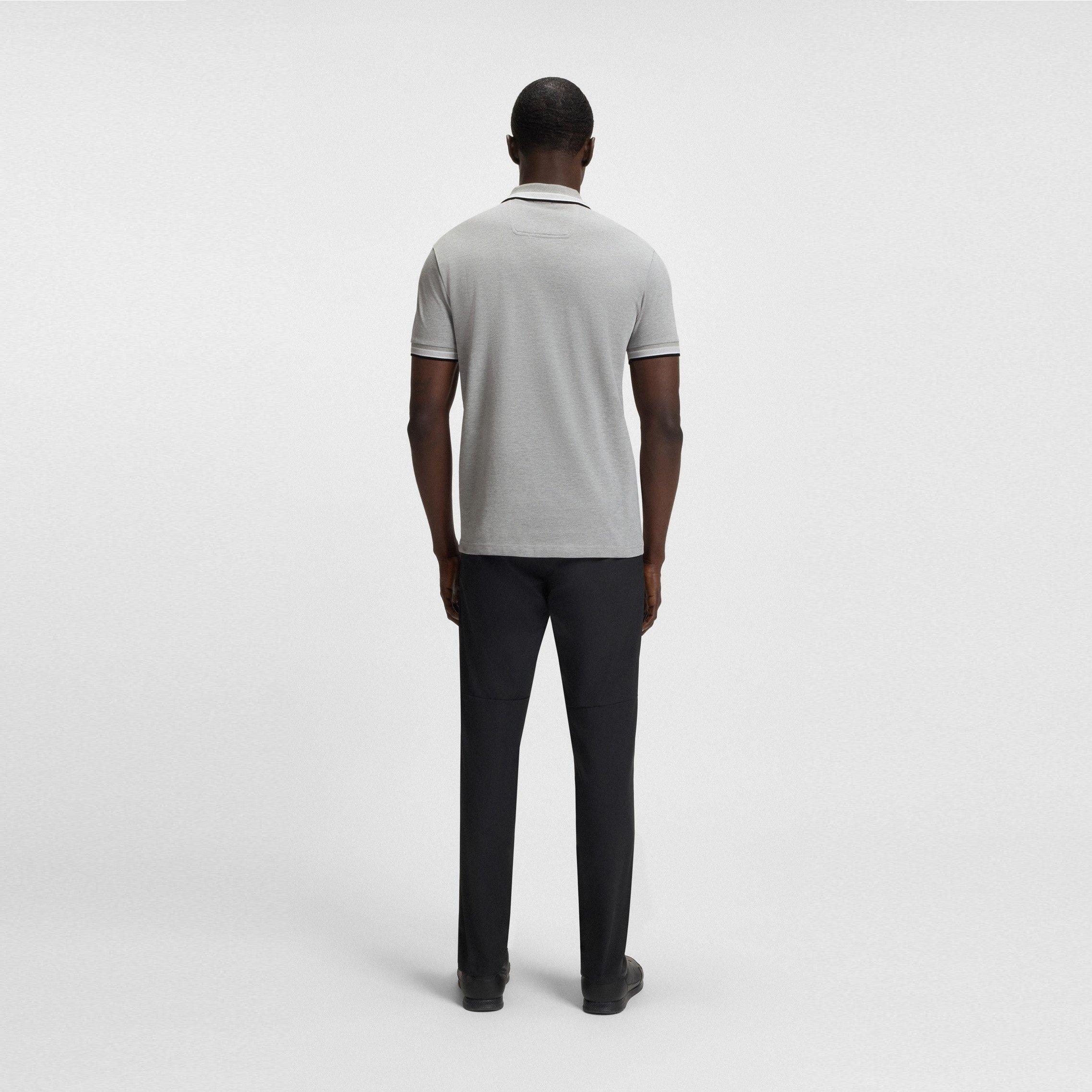 Silver - Boss - Men's HBG Paddy Euro Polo Shirt - 3