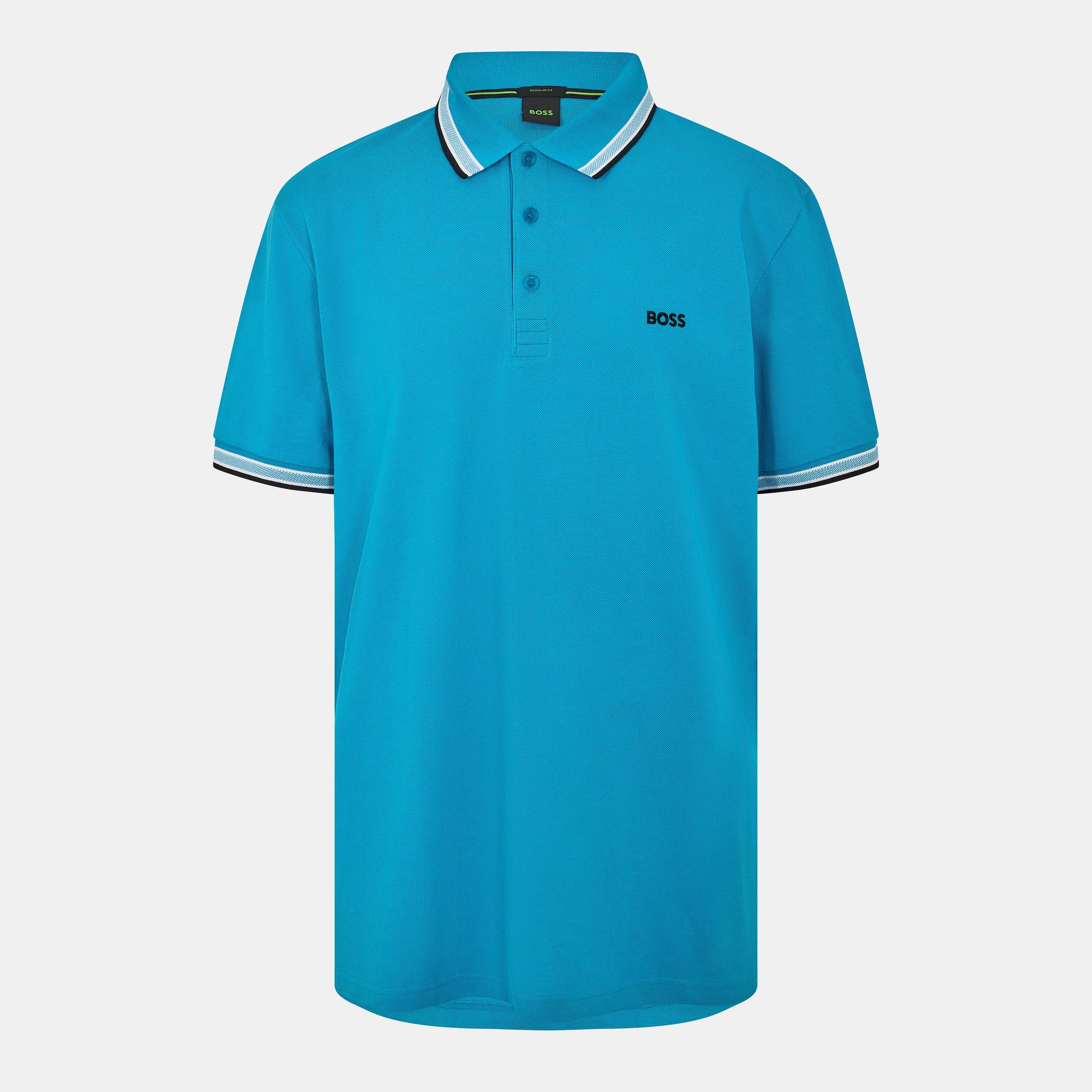 Boss Men's Hbg Paddy Euro Polo Shirt - Turquoise/Aqua - S
