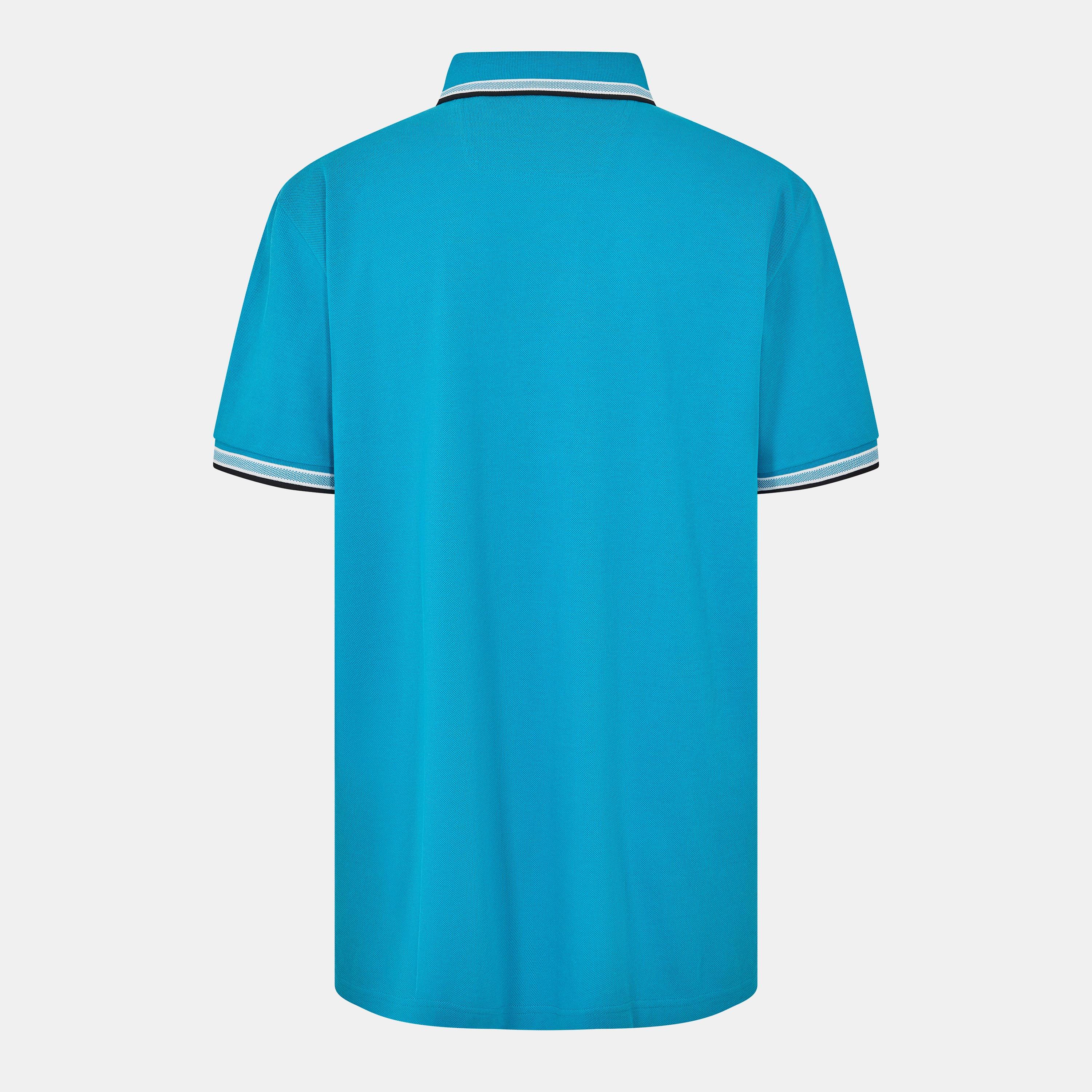 Turquoise/Aqua - Boss - Men's HBG Paddy Euro Polo Shirt - 2