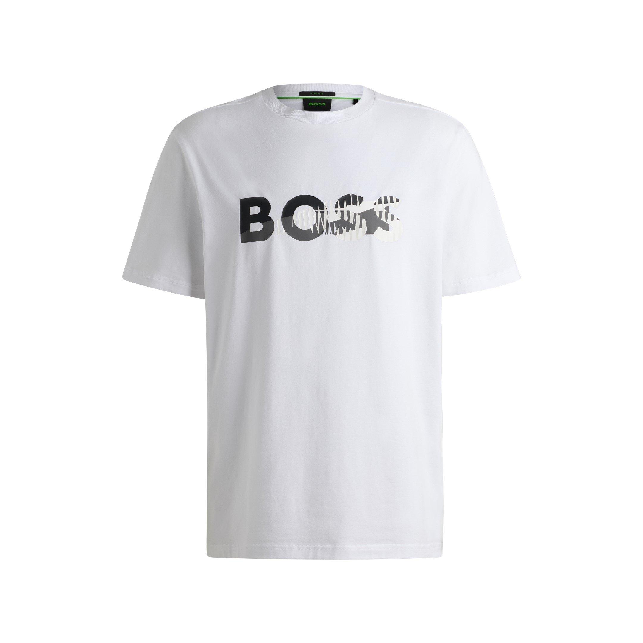 White 100 - Boss - Men's HBG Skate Logo T-Shirt - 1