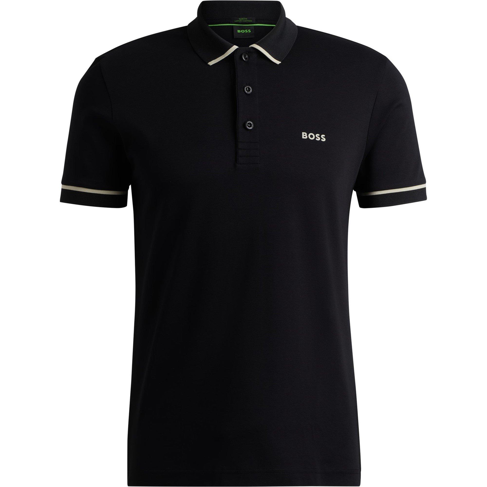 Boss polo slim fit best sale