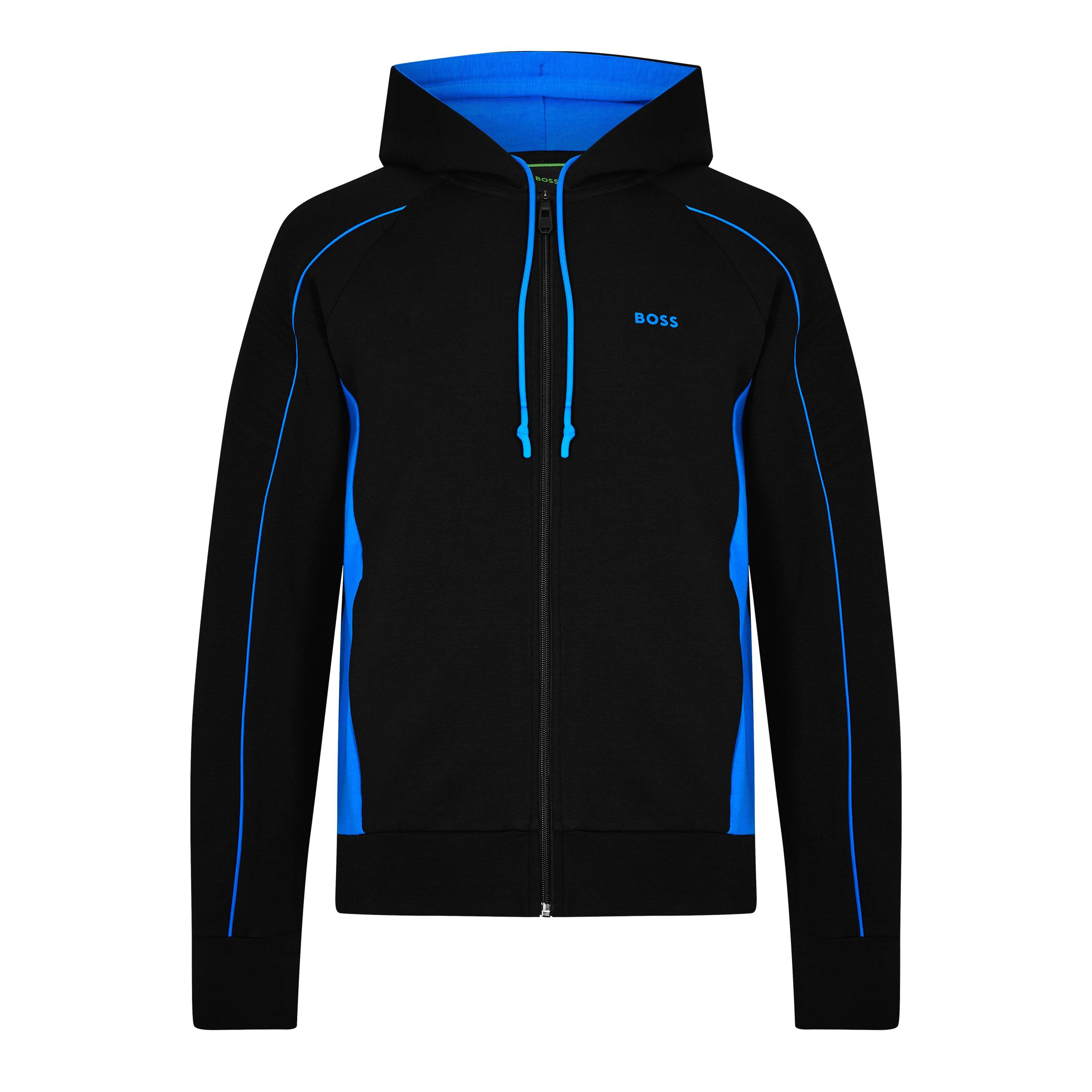 Boss HBG Saggy Block Colour Logo Hoodie Zip Hoodies FRASERS