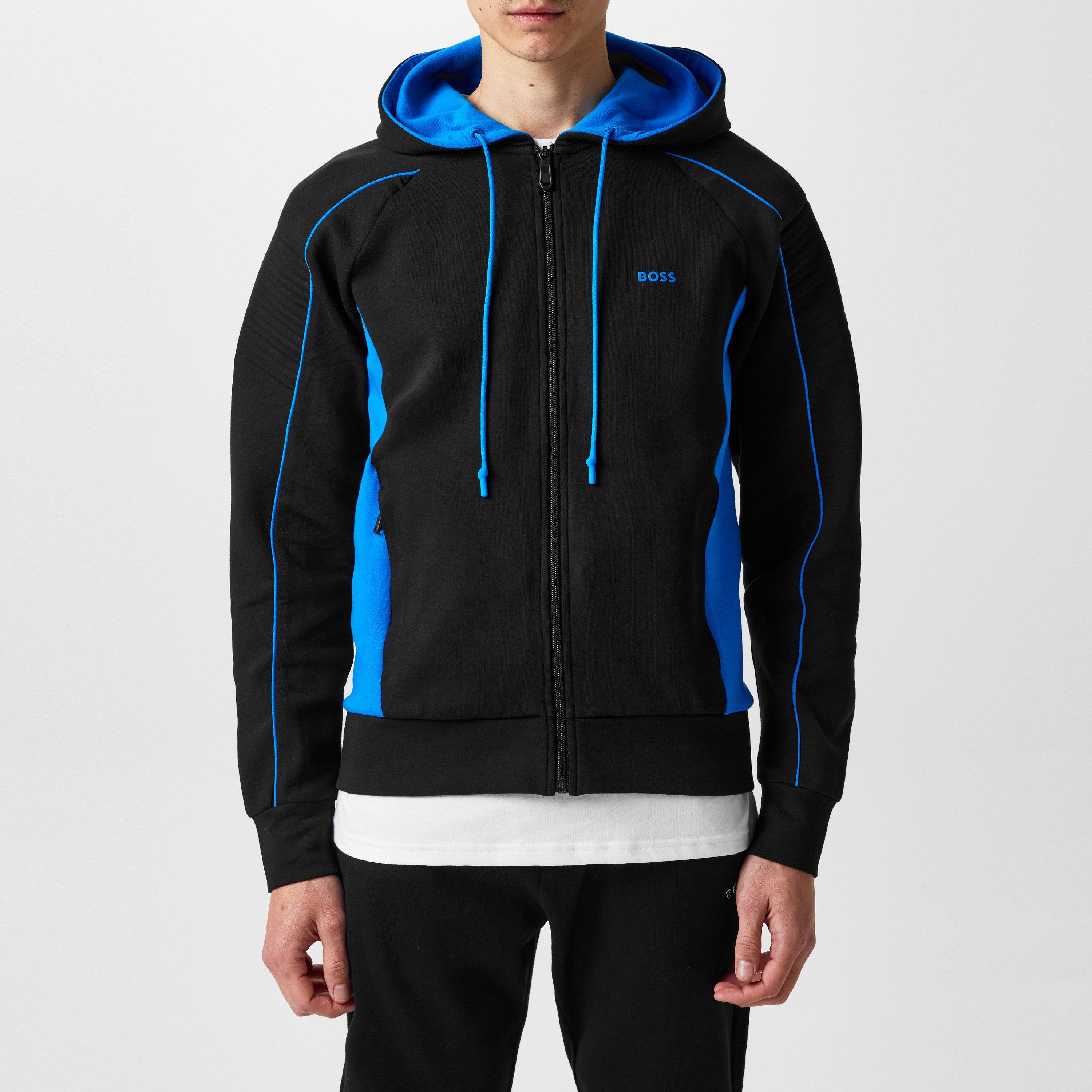 Black 001 - Boss - HBG Saggy Block Colour Logo Hoodie - 3